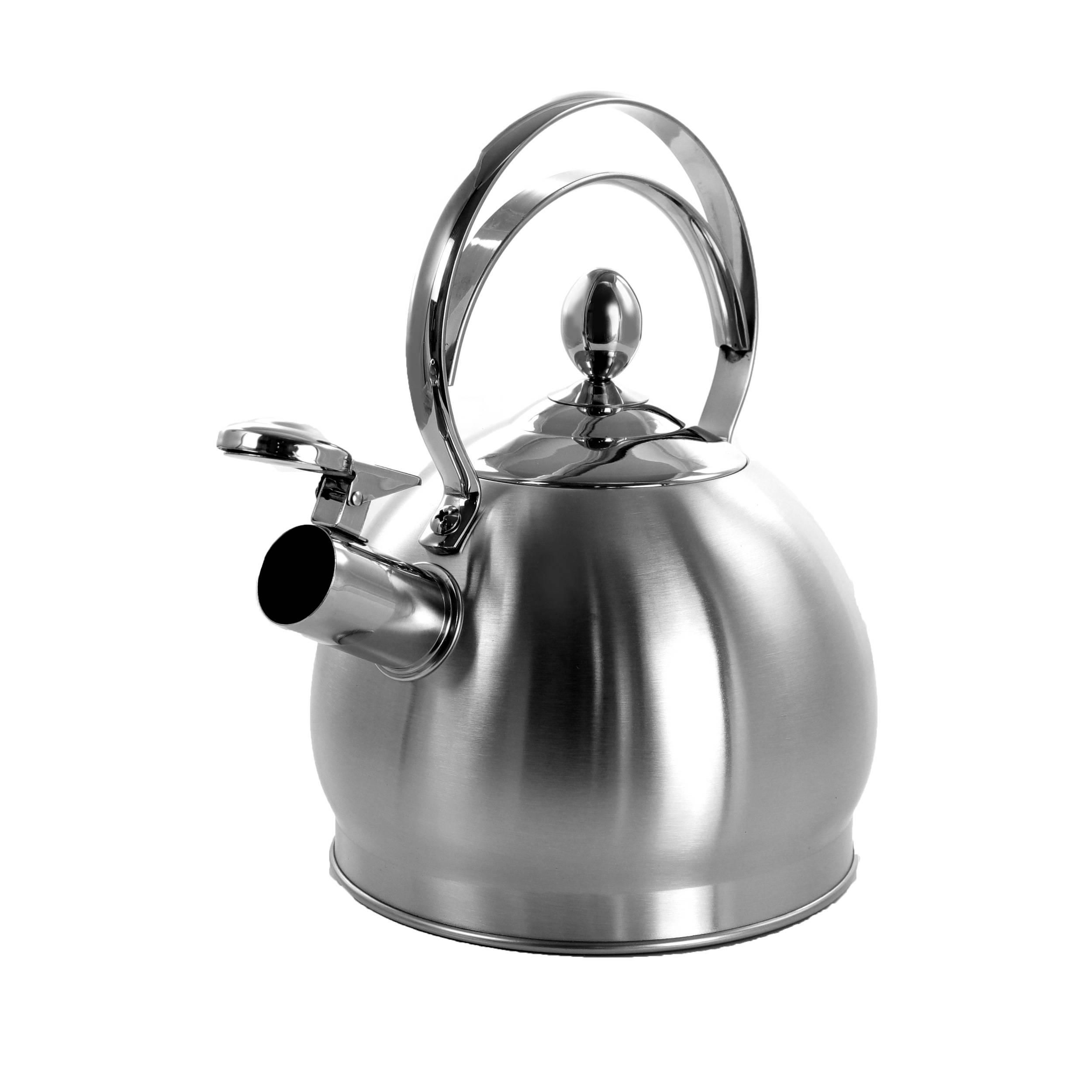 Mega Chef 2.95 Quarts Stainless Steel Whistling Stovetop Tea Kettle