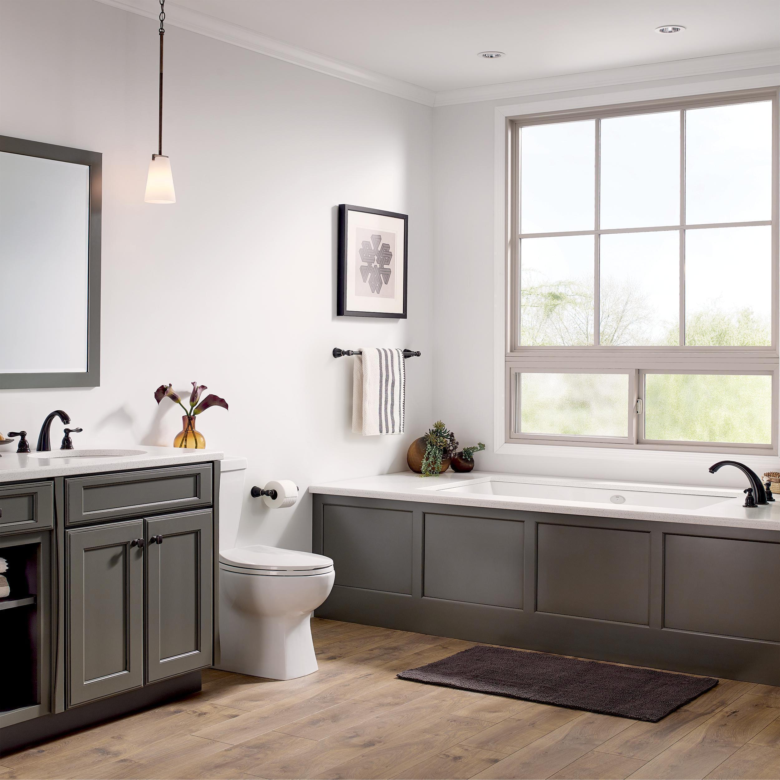 Windemere 24 in. Wall Mount Towel Bar Bath Hardware Accessory