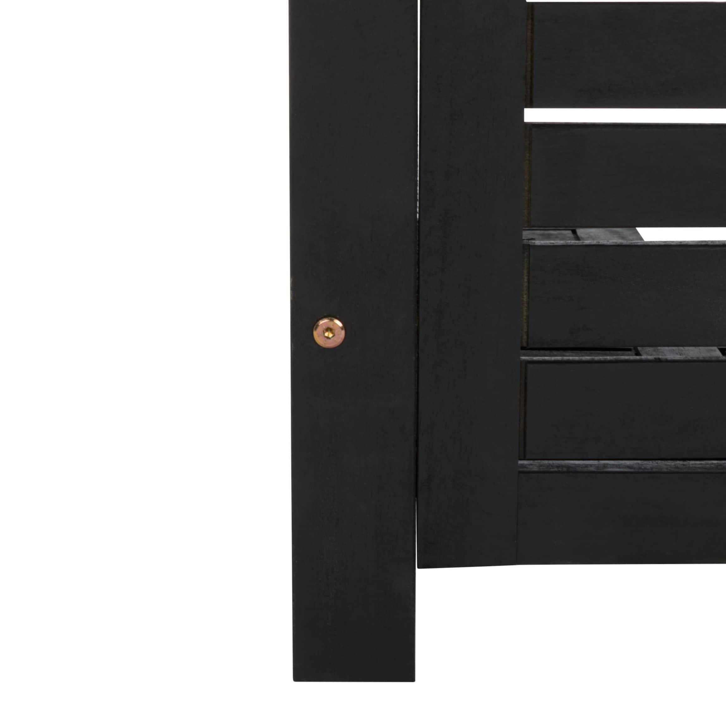 Monterey Patio Outdoor Bar Table - Black - Safavieh