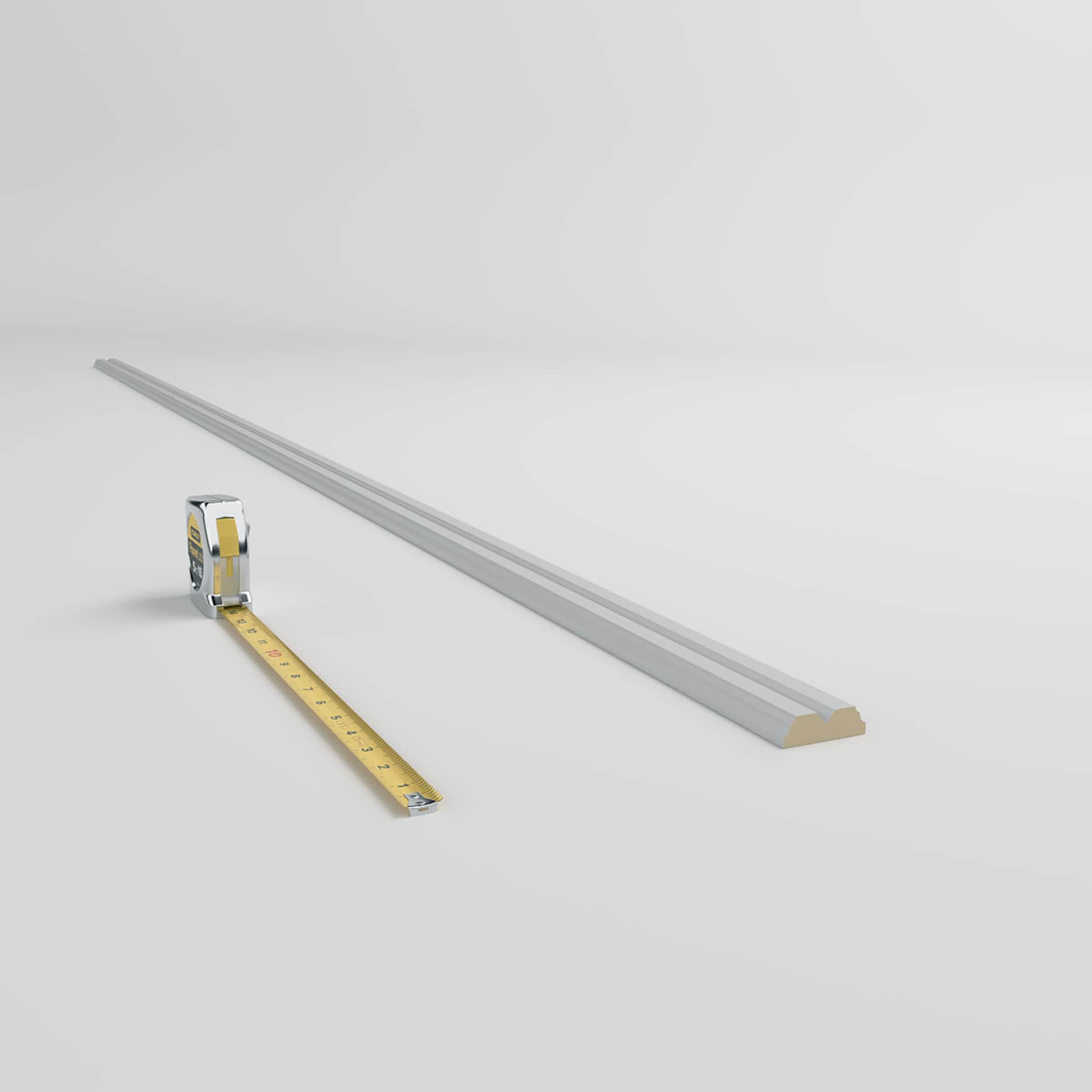 Ekena Millwork 2"H x 5/8"P x 94 1/2"L Hillsborough Chair Rail (Set of 8)