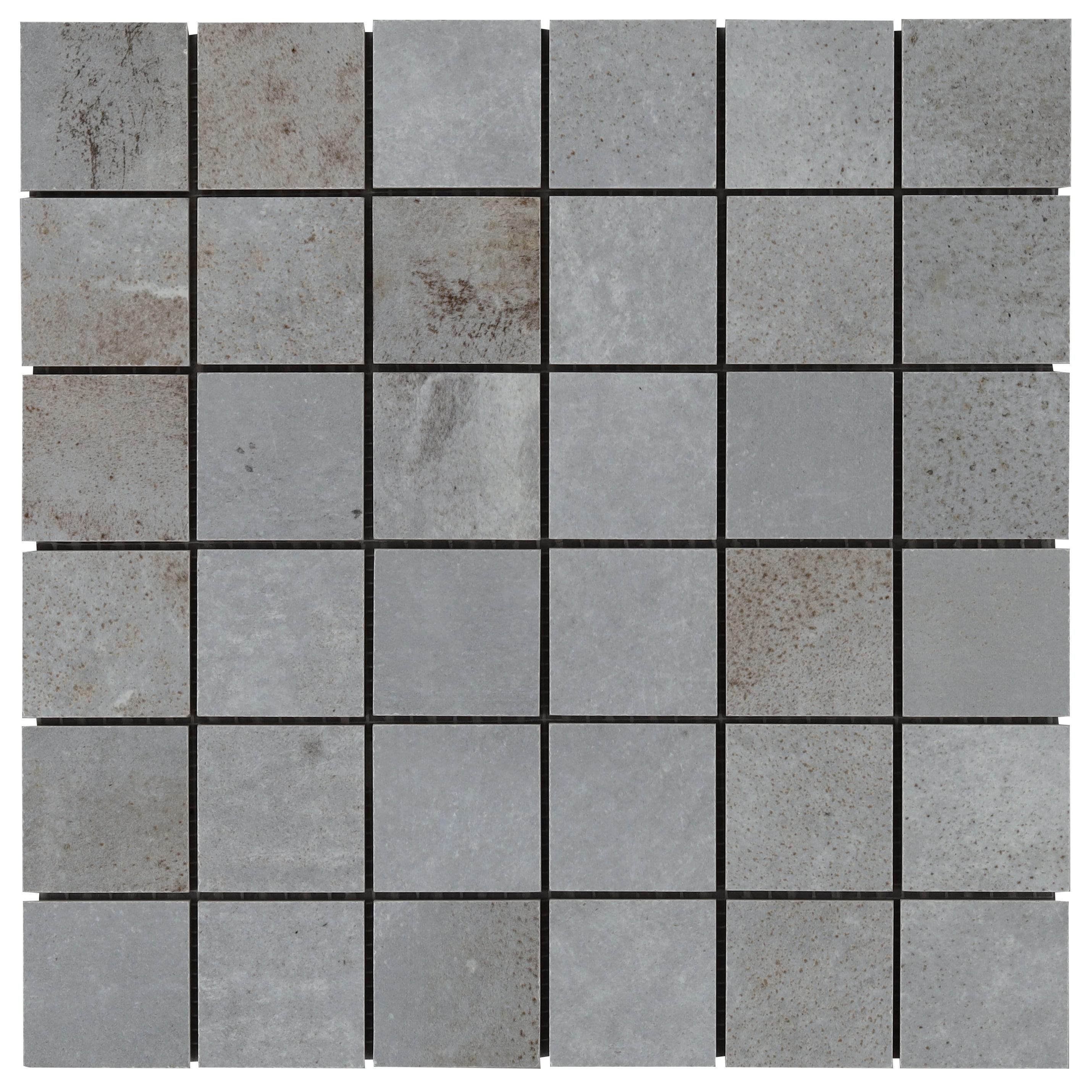 Angela Harris Fuller 11.81 in. x 11.81 in. Matte Porcelain Floor and Wall Mosaic Tile