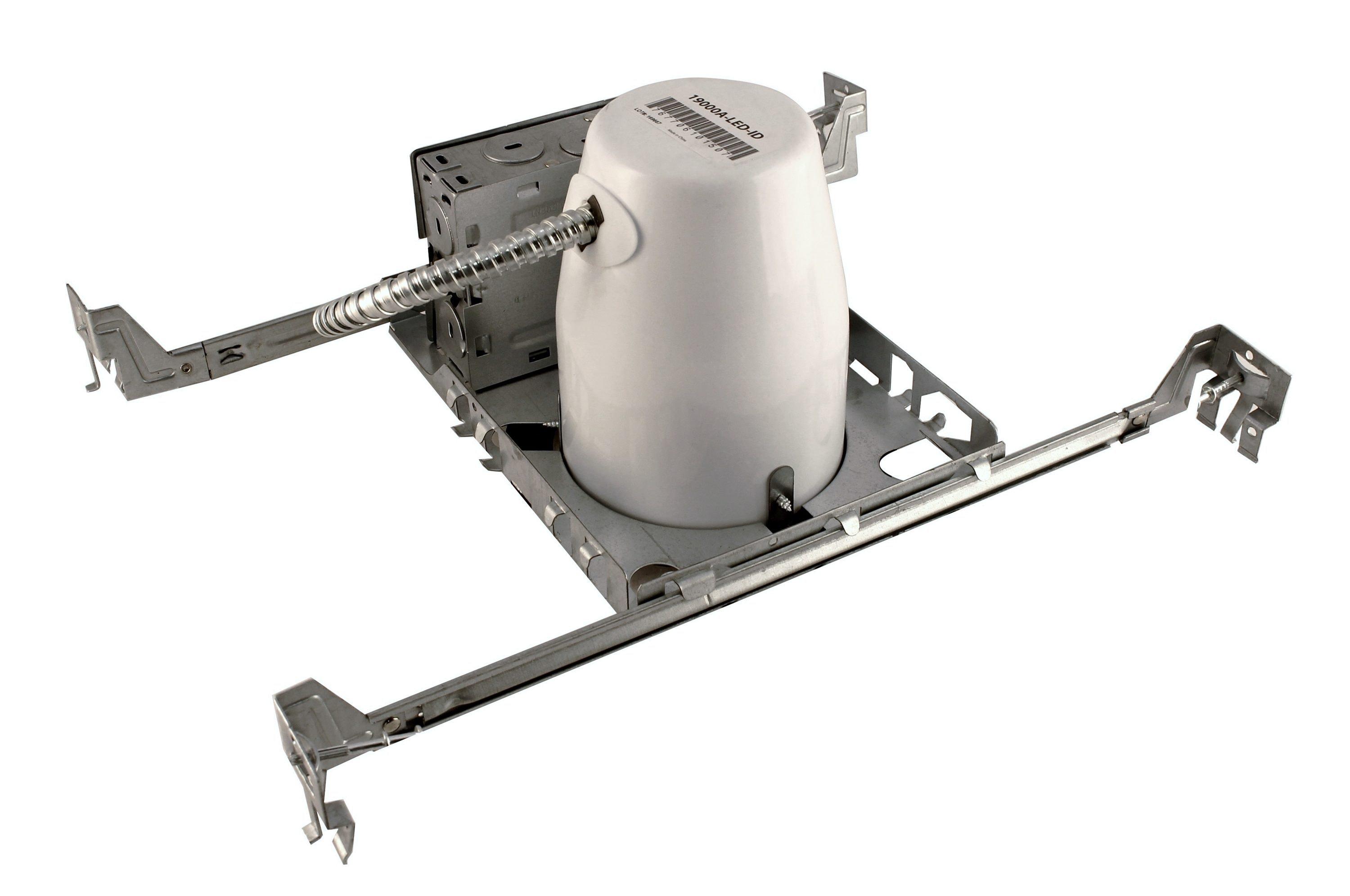 NICOR Lighting 19000A-LED-ID 4 in. LED Housing for New Construction Applications & IC-Rated - Natural