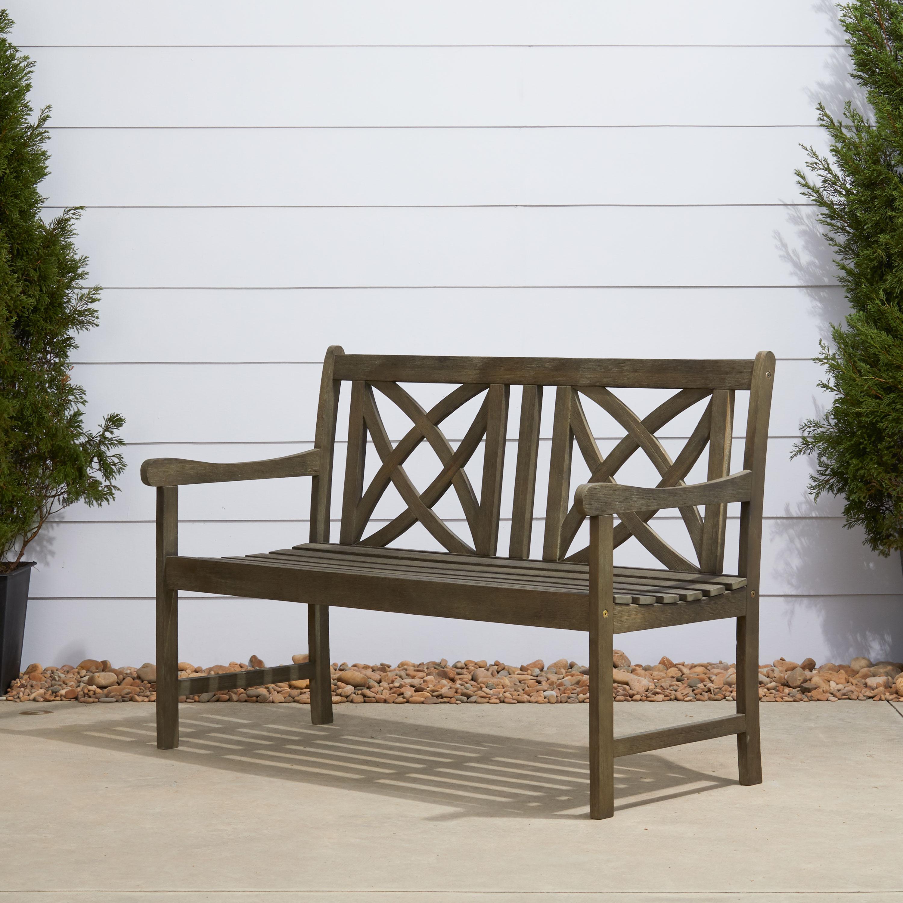 Wood Outdoor Bench