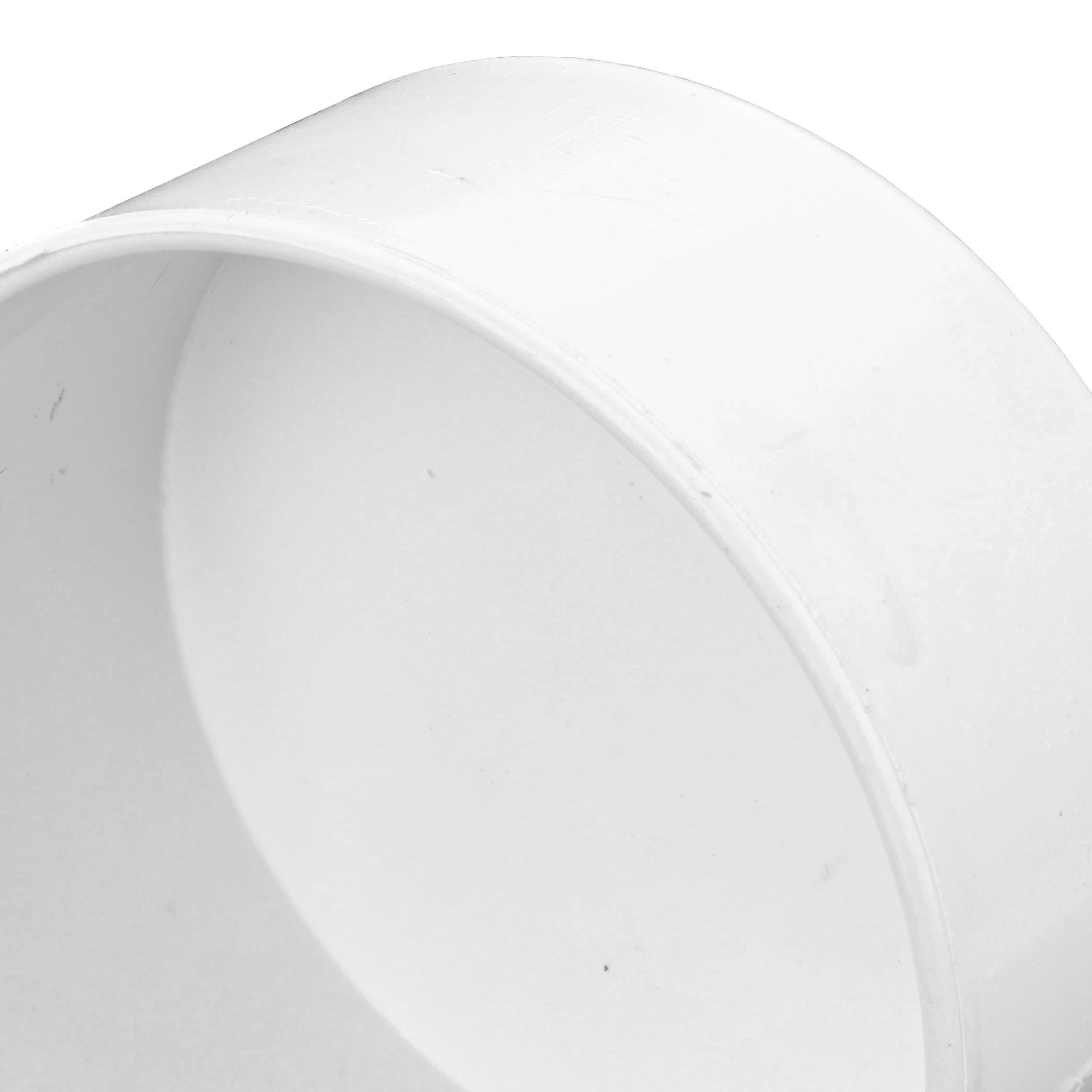 NDS 4P06 PVC SD Cap, 4-Inch, Makes Solvent-Weld Connections, for Use with 4-Inch Sewer and Drain Pipe, White