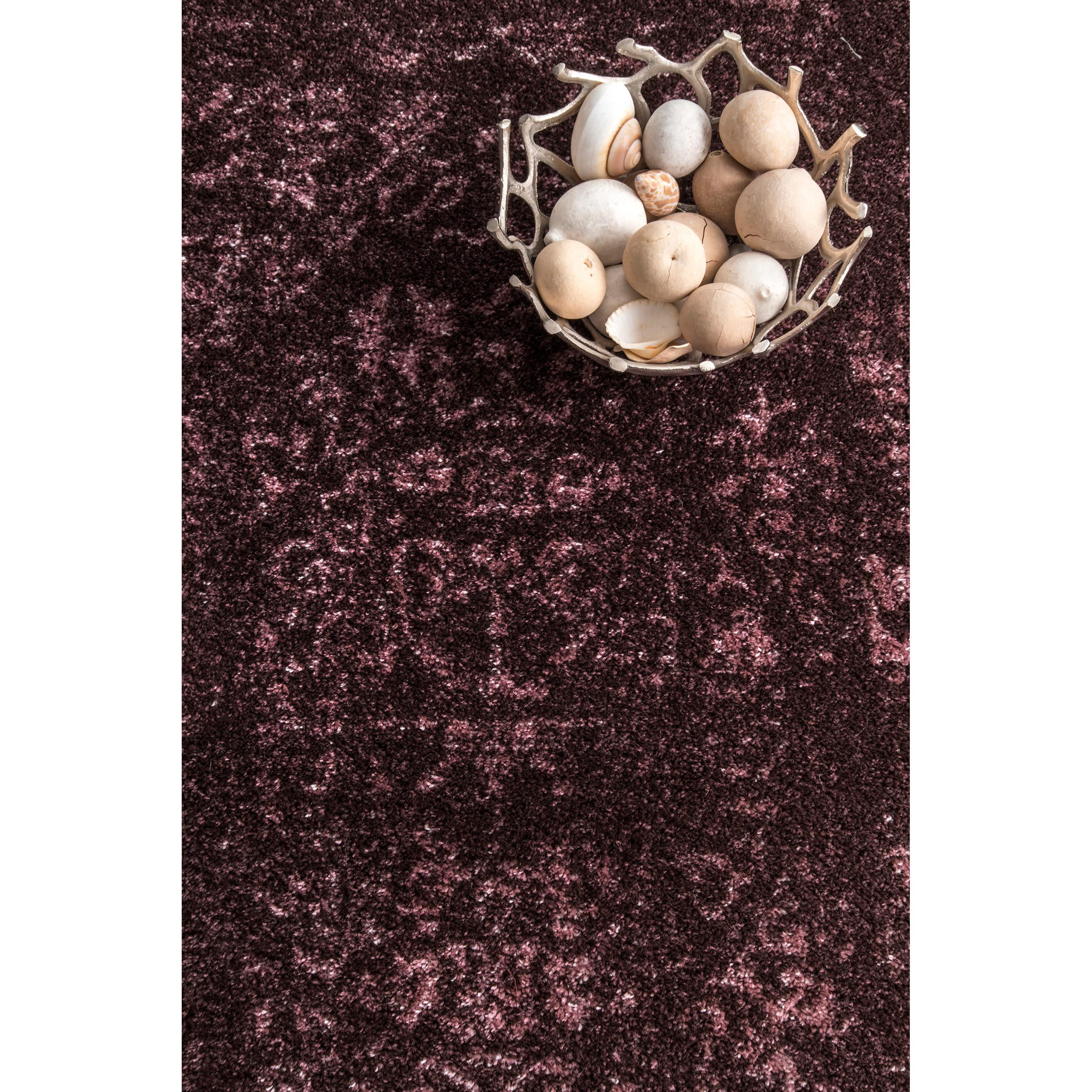 Nuloom Arlena Oriental/Persian 10x14 Indoor Area Rug for Living Room Bedroom Dining Room Kitchen, Burgundy/Pink