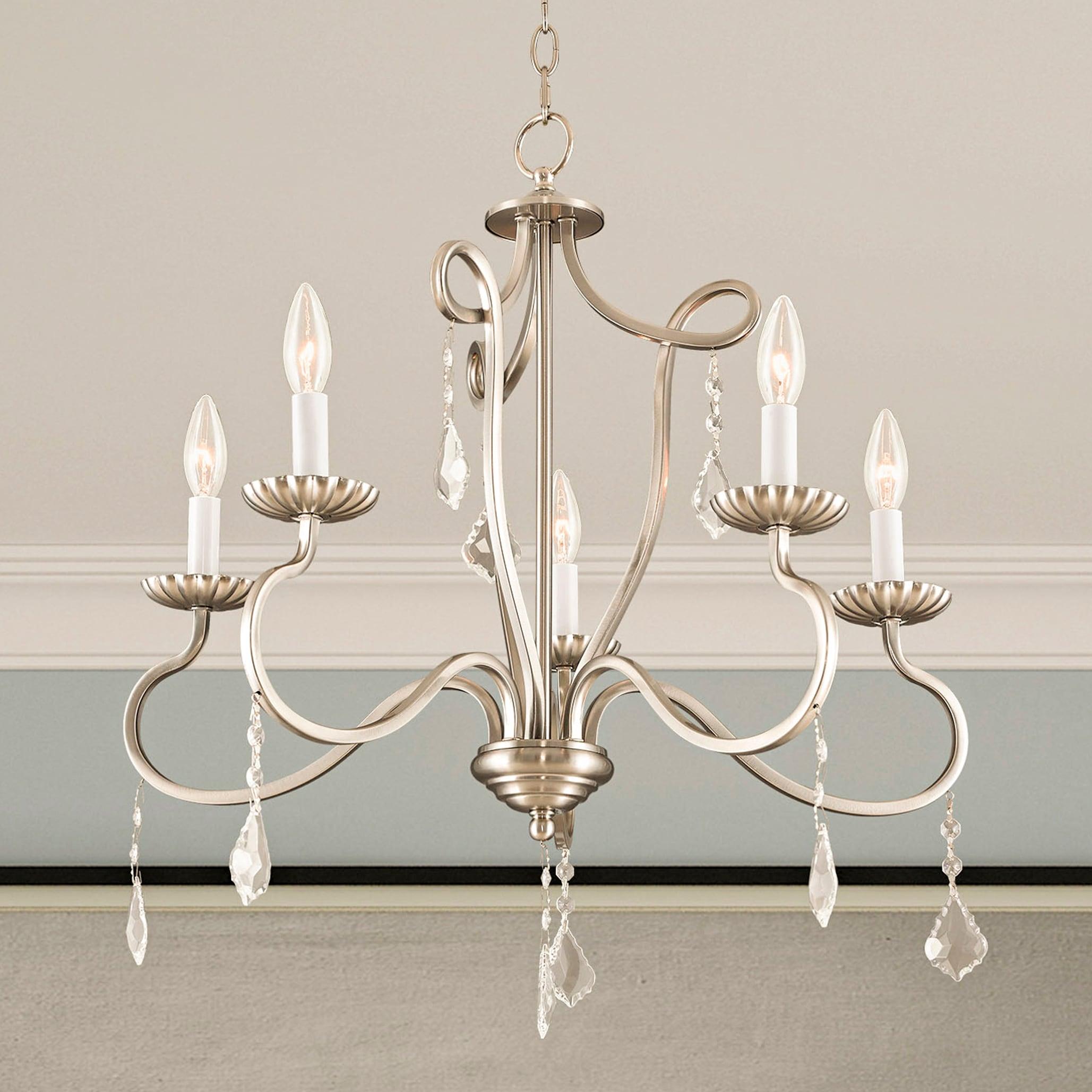 Livex Lighting Callisto 5 - Light Chandelier in  Brushed Nickel