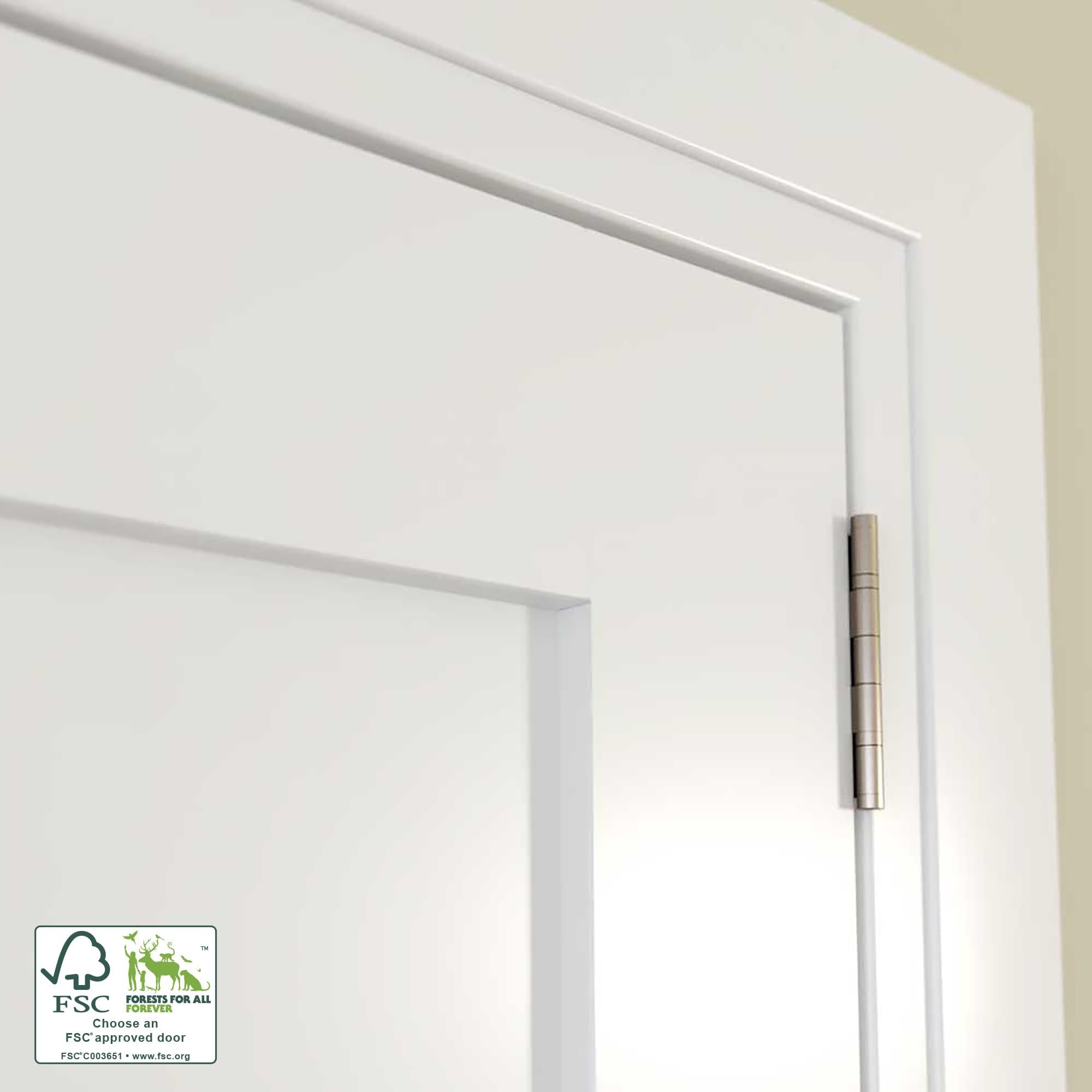 Trimlite Primed 2 Panel Interior Shaker Door Slab