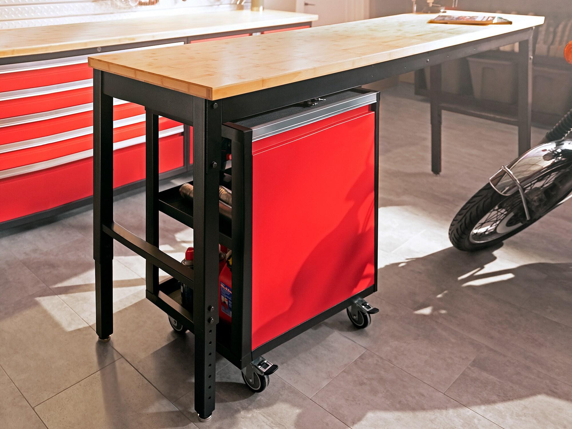 NewAge Products Pro Series Adjustable Height Steel Workbench