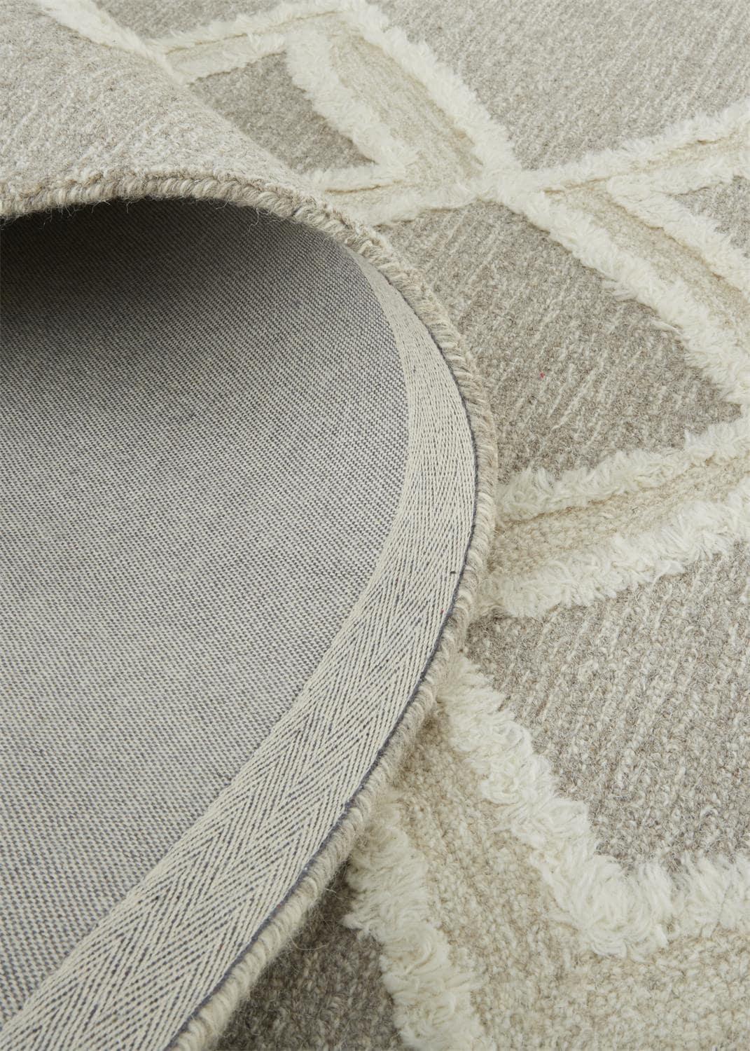 Anica Transitional Geometric Gray/Ivory Area Rug