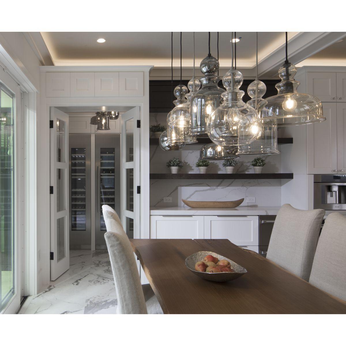 Progress Lighting, Staunton Collection, 1-Light Wall Sconce, Brushed Nickel, Clear Glass Shade