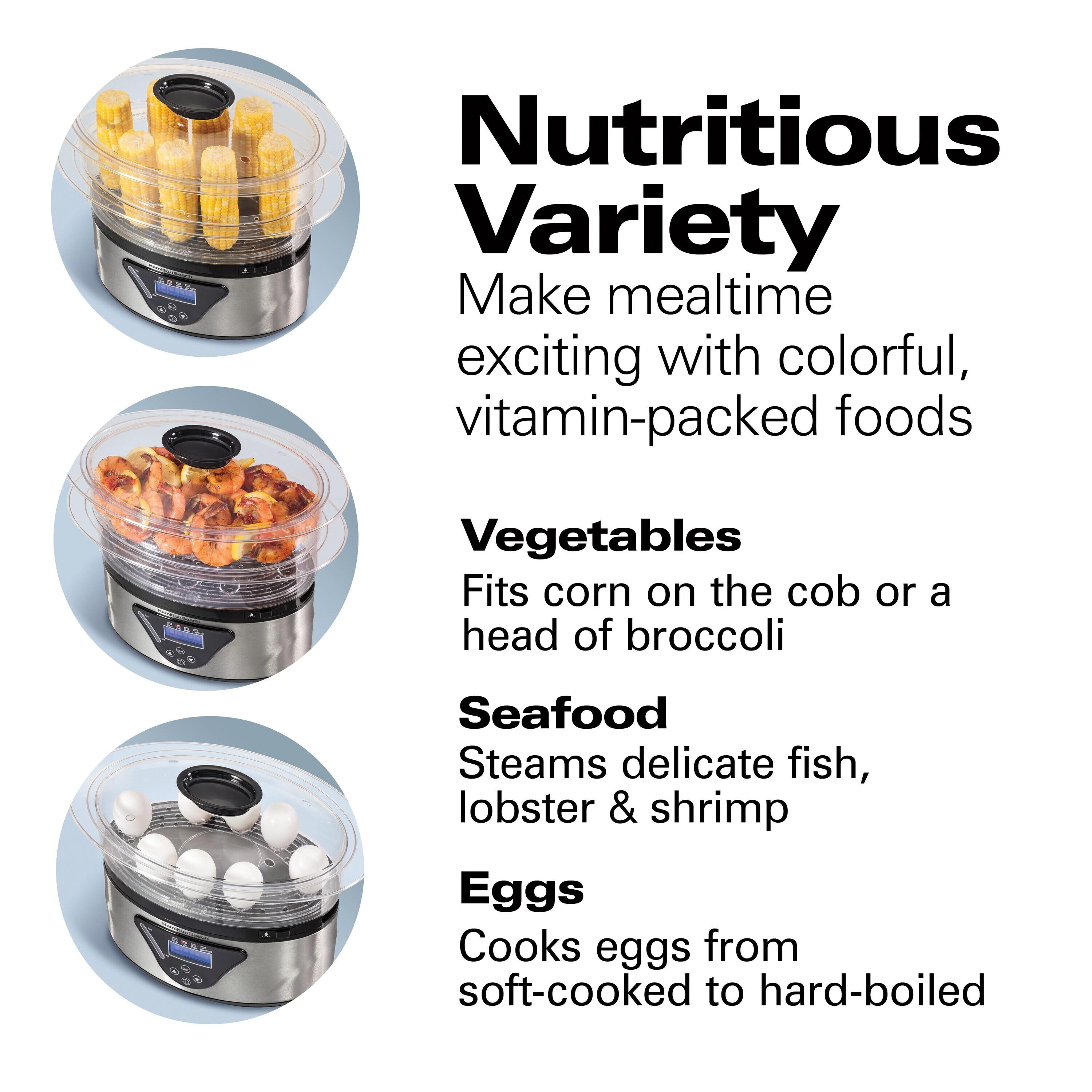 Hamilton Beach 5.5 Quart Digital Steamer