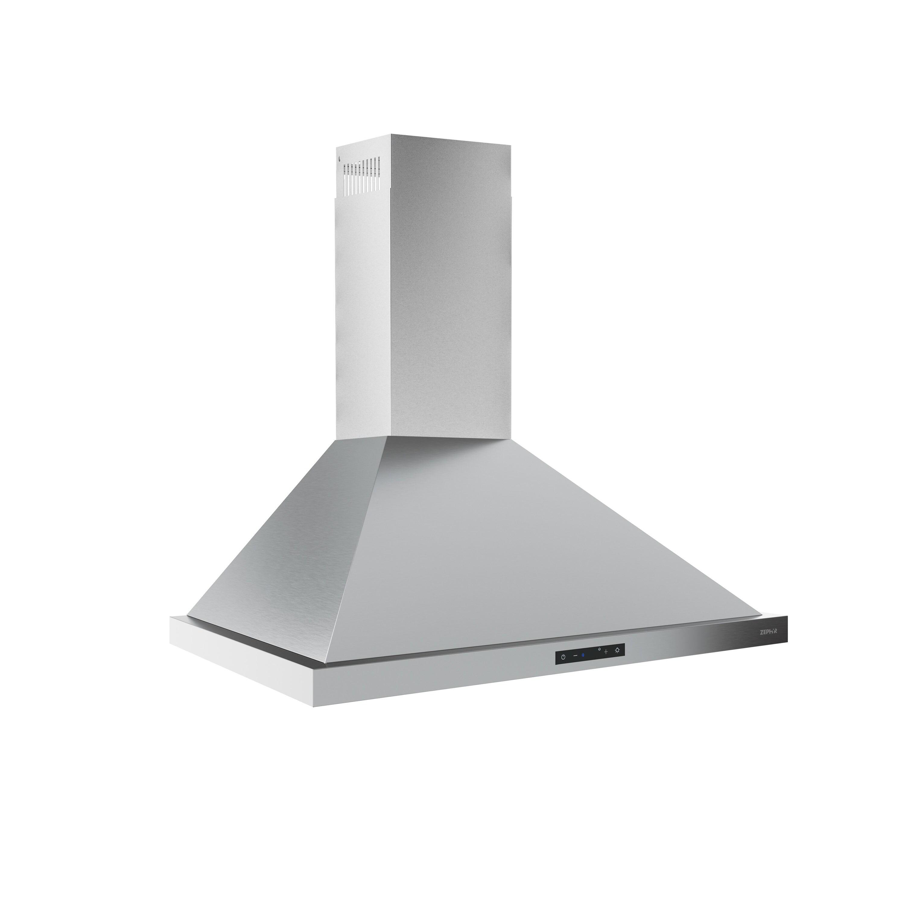 Zephyr Ombra 30" 600 CFM Wall Mount Range Hood with LED Lighting in Stainless Steel