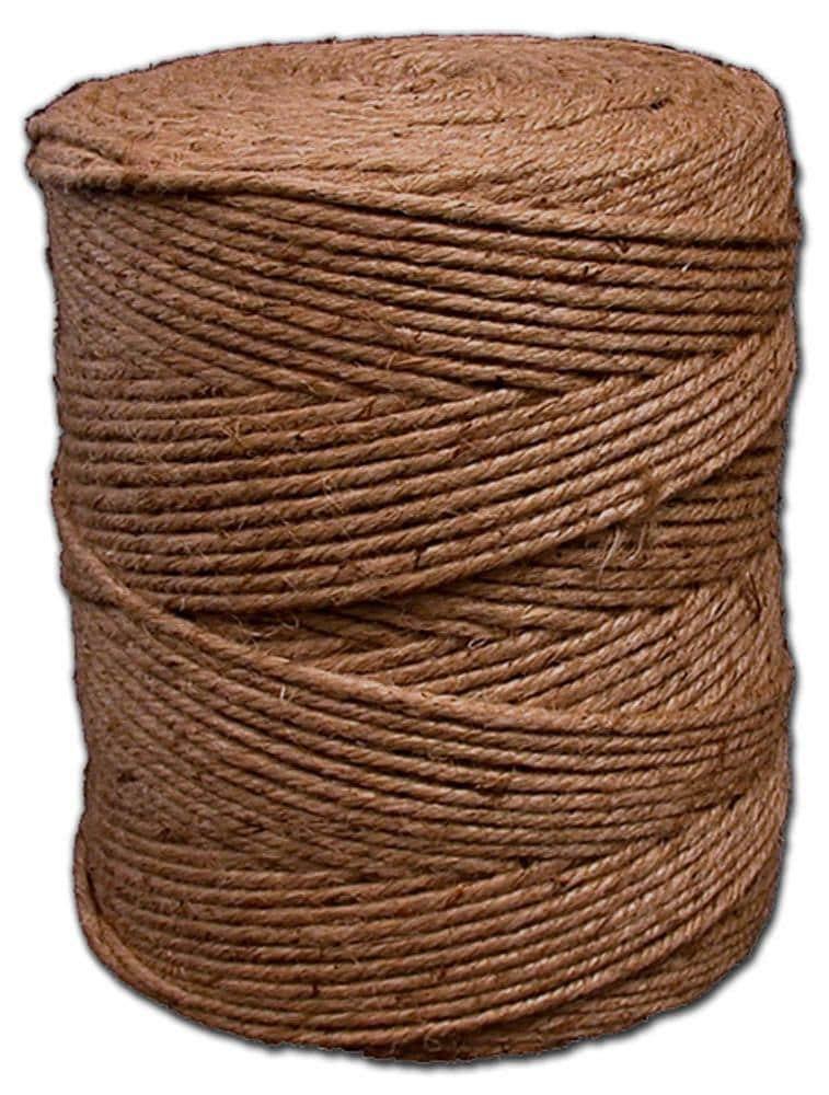 T.W. Evans Cordage  2 Poly 28 Jute Twine 10 Pound Tube