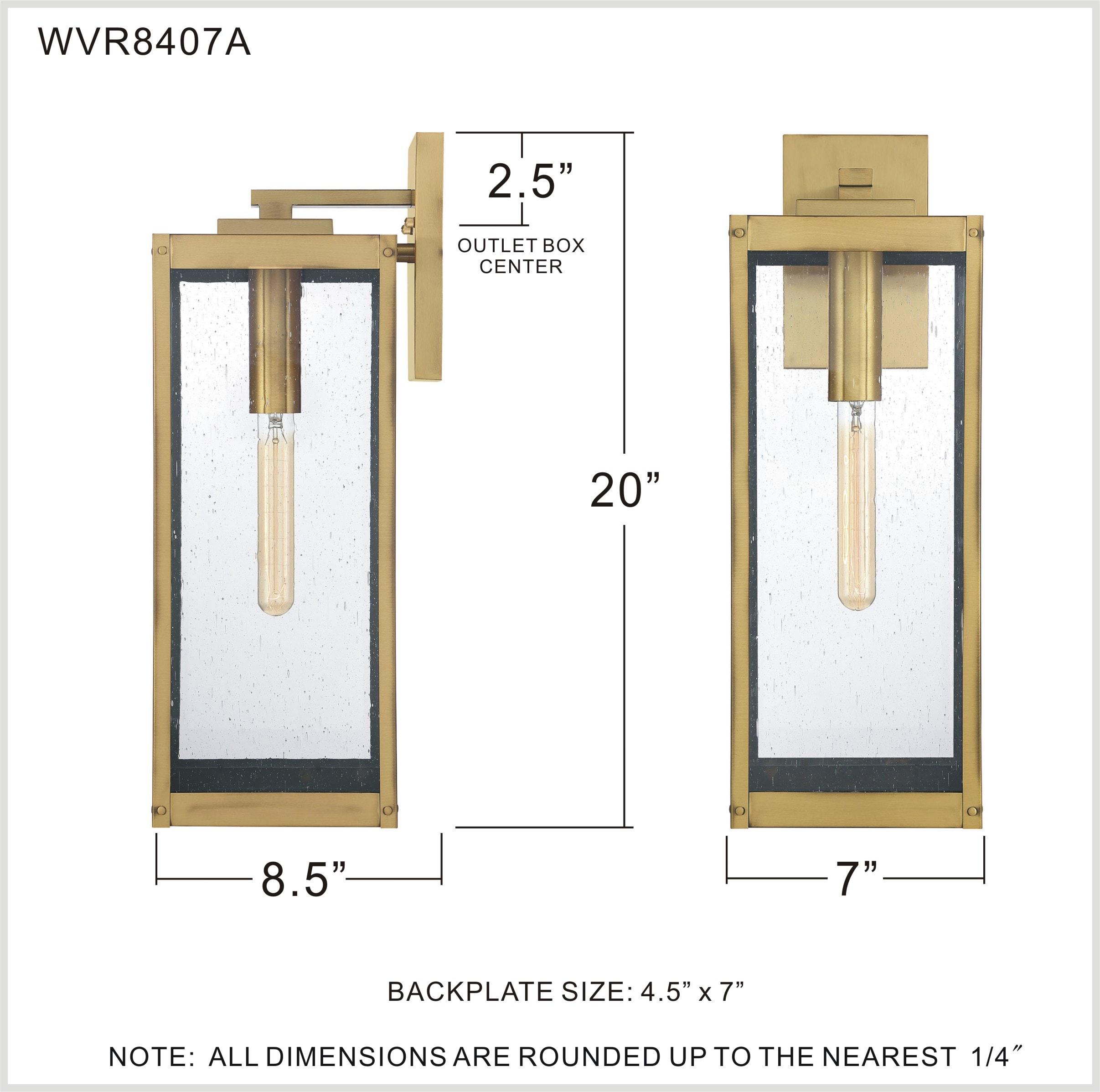 Quoizel Lighting Westover 1 - Light Sconce in  Antique Brass