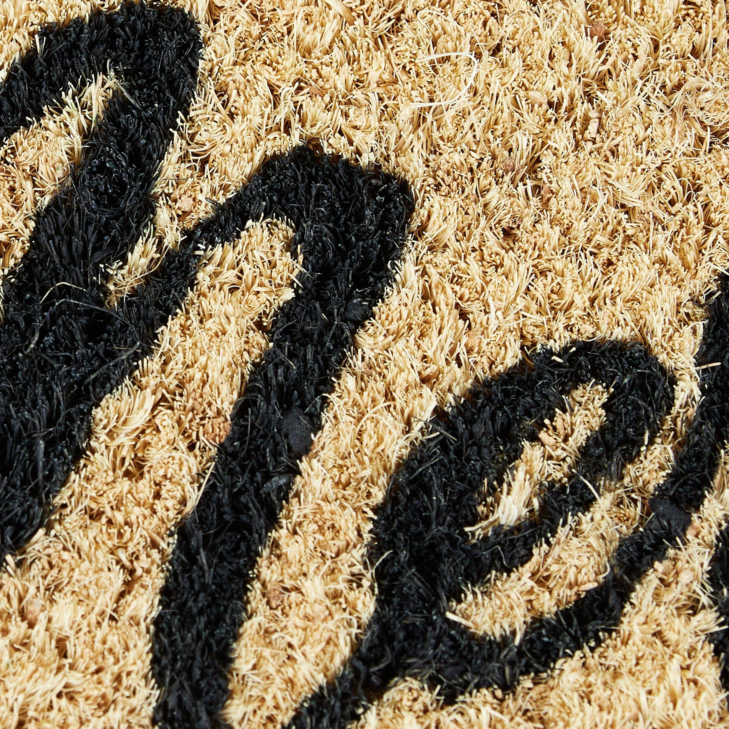 PVC Backed Merry Christmas, 30"x18"x0.5", Natural Coconut Husk Coir Door Mat