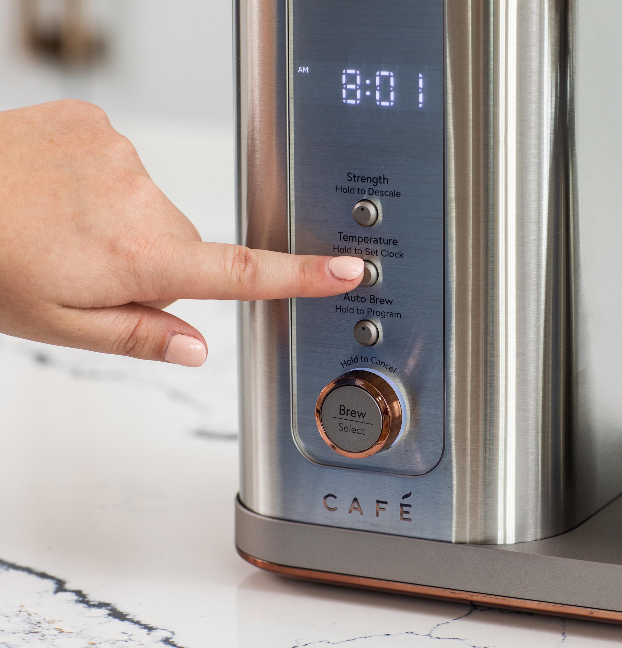 Café ™ Stainless Steel 10-Cup Drip Coffee Maker with Thermal Carafe