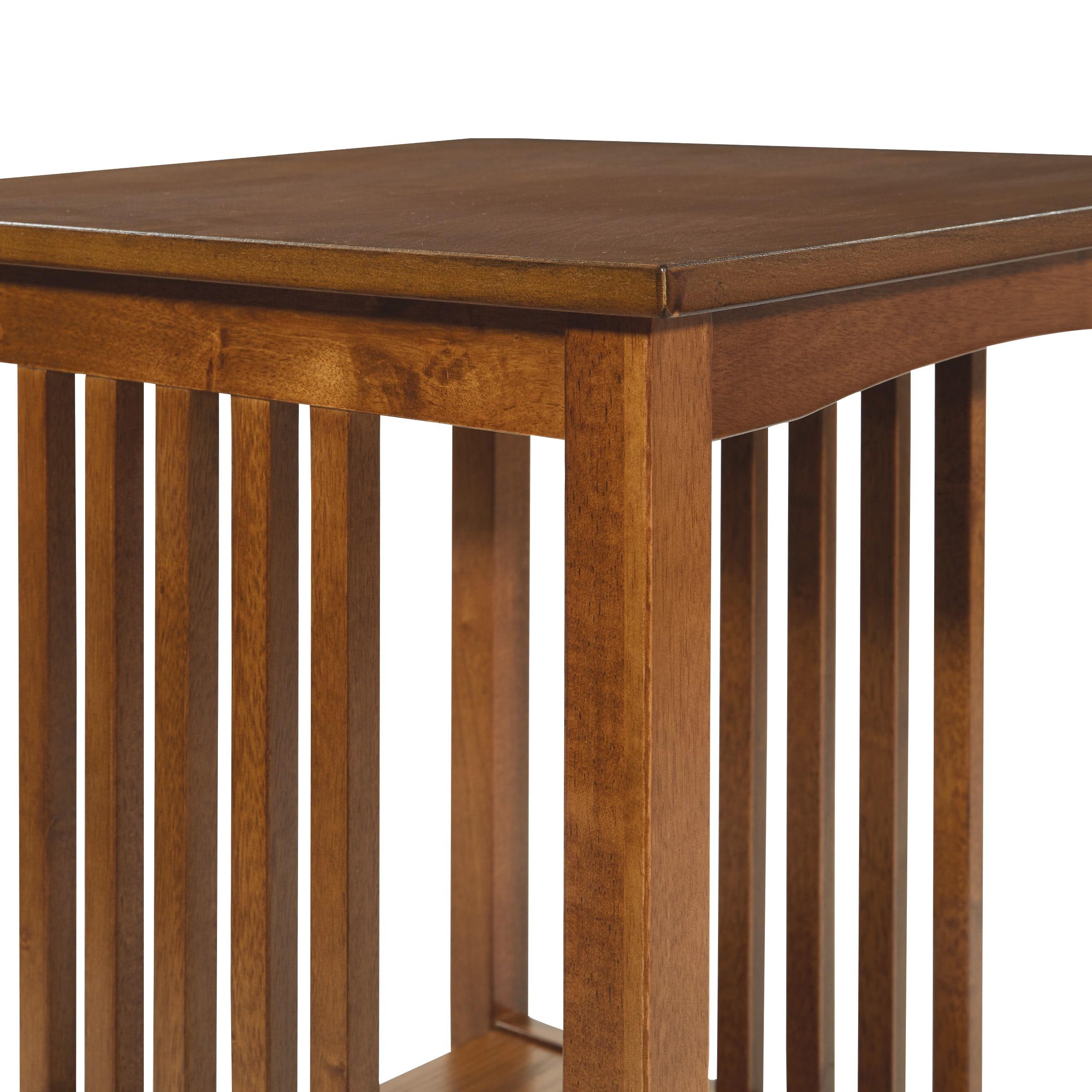 Pemberly Row Side Table in Ash Brown Finish by OSP Home Furnishings