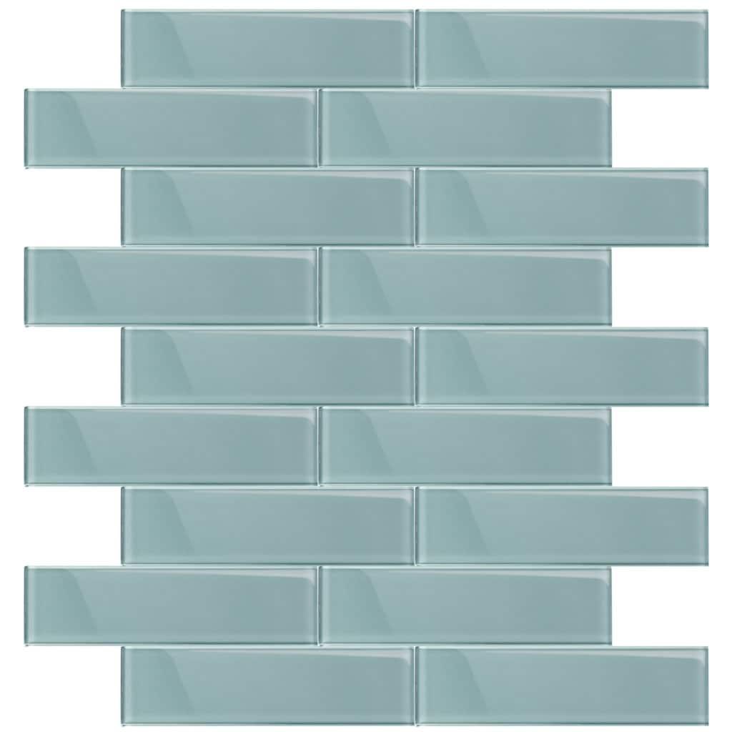 Apollo Tile 3" X 12" Glass Brick Look Subway Wall Tile