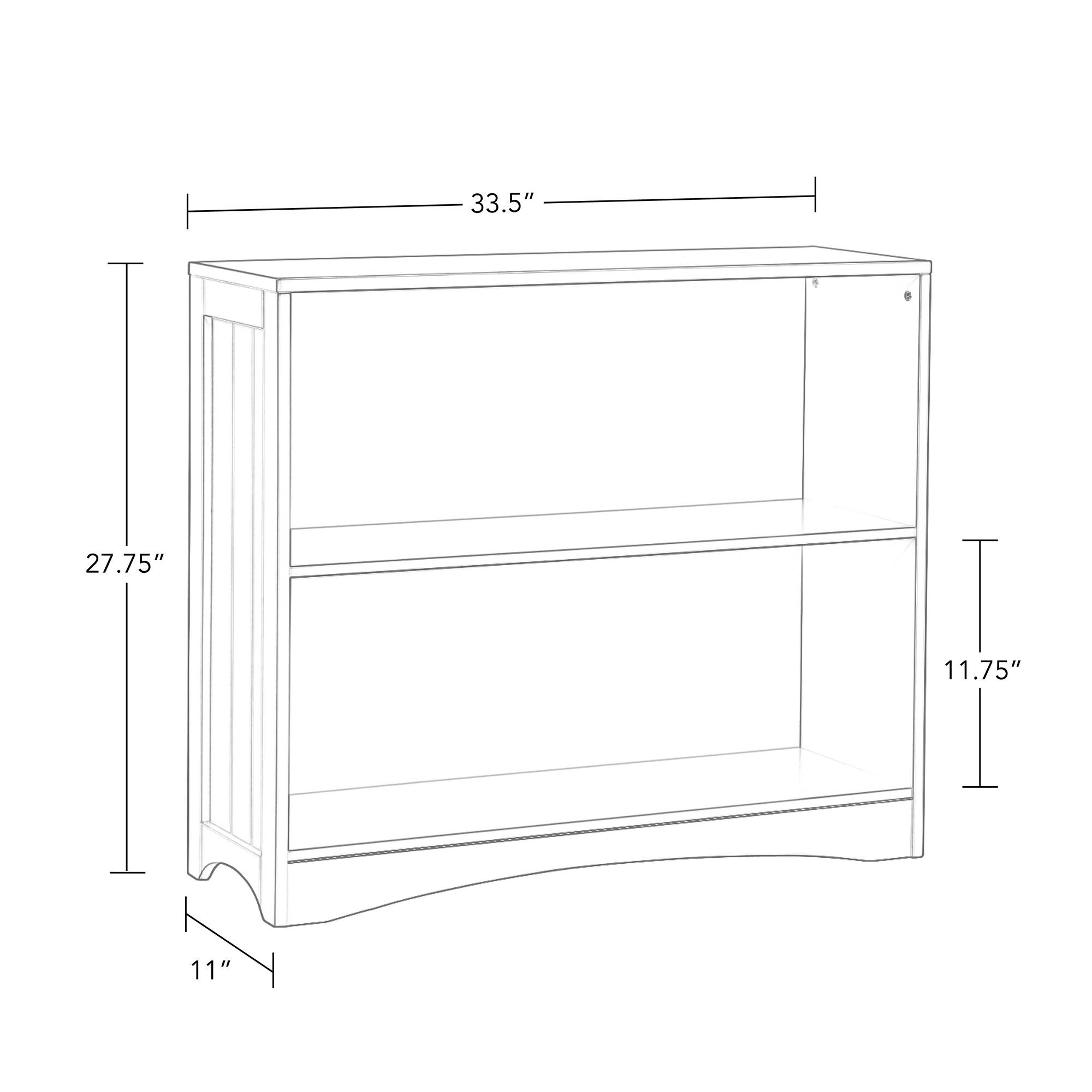 RiverRidge Kids Playroom Horizontal Toy Organizer Bookshelf with Open Storage Shelves