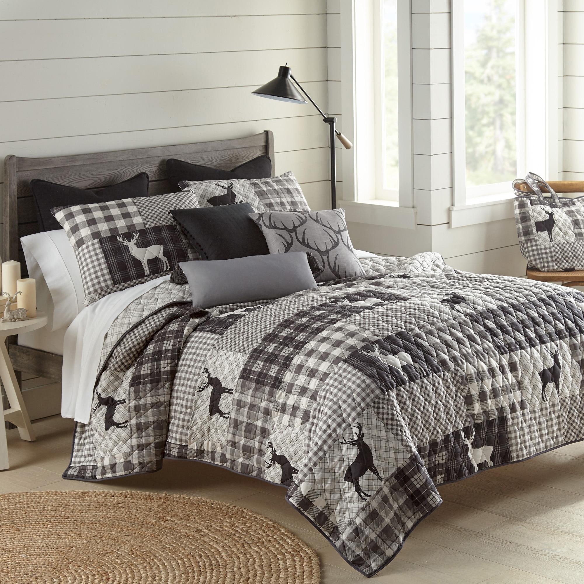 Ridge Point Microfiber / Polyester Quilt Set