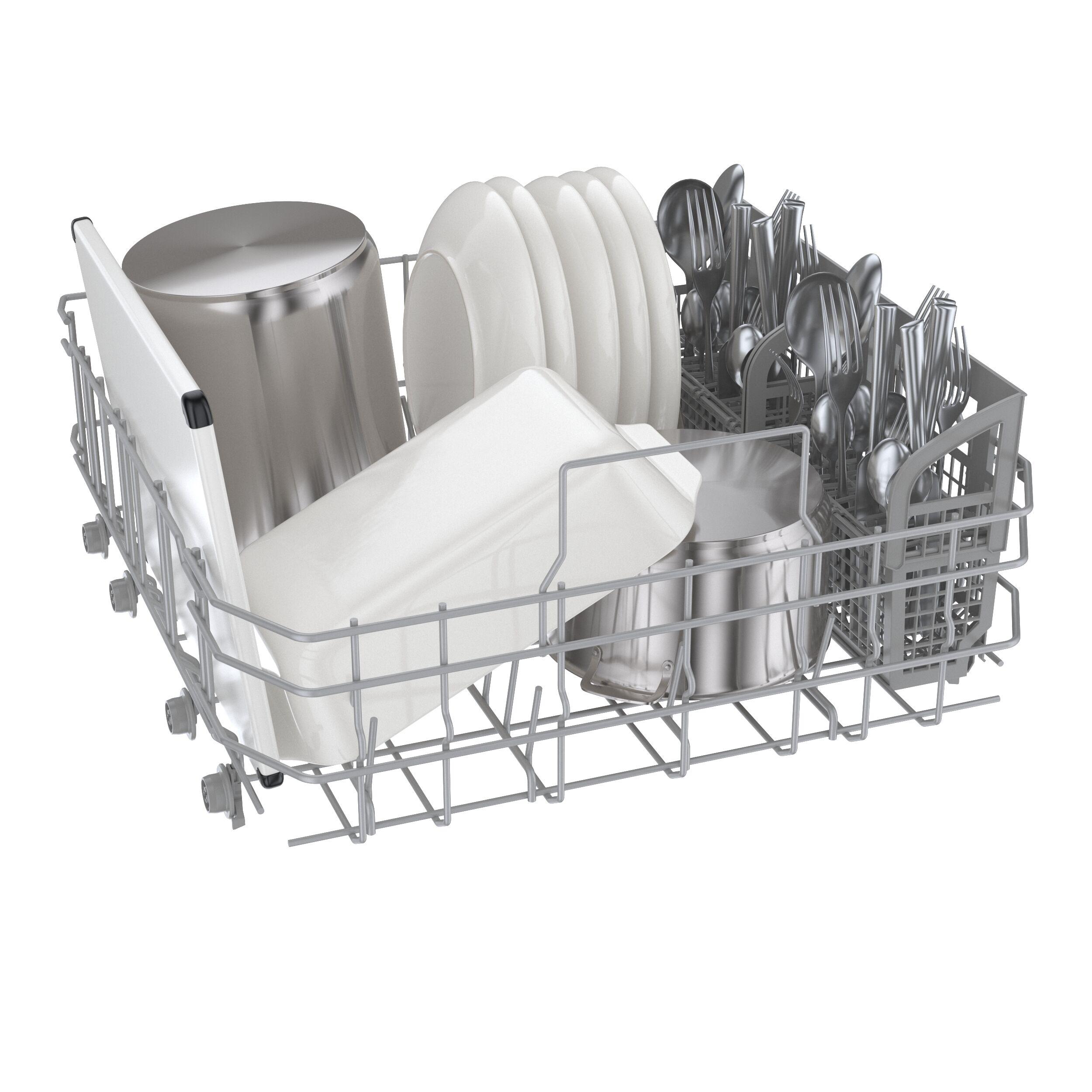 100 Series 24" Front Control Built-In Dishwasher with Hybrid Tub