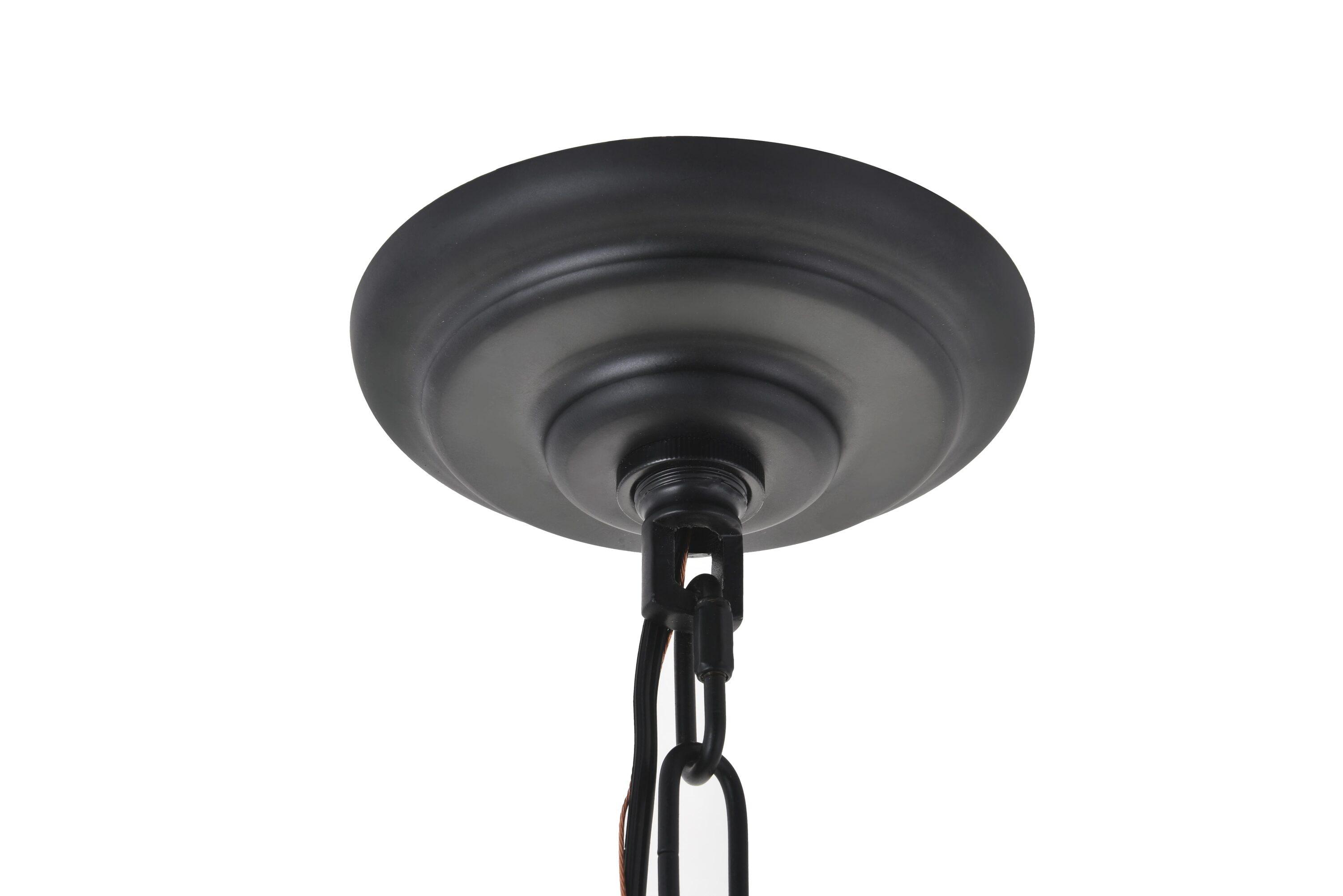 Elegant Lighting Kora 5 light Black Pendant
