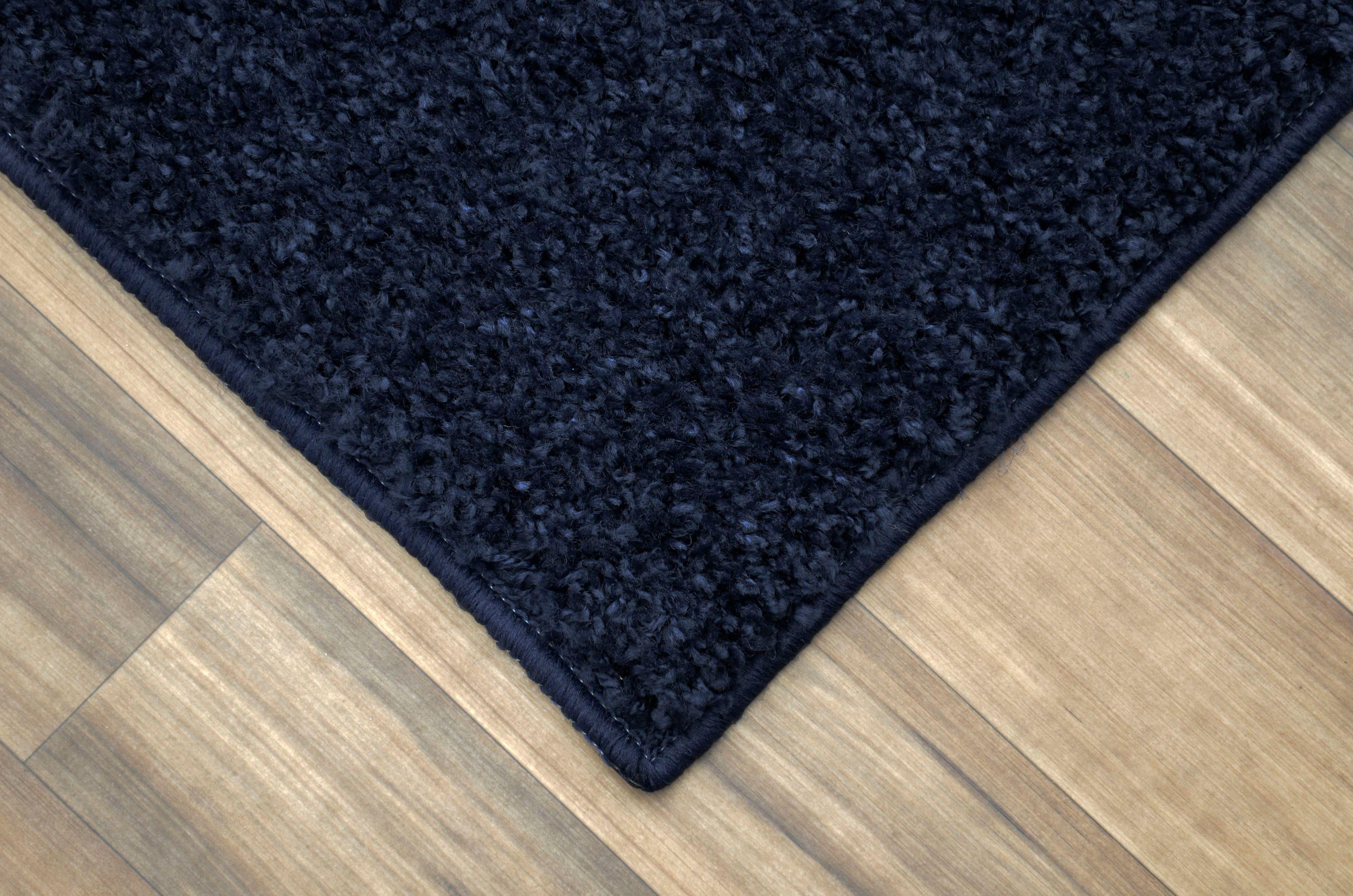 Garland Rug Skyline Shag Navy Indoor Area Rug, 5' x 7'