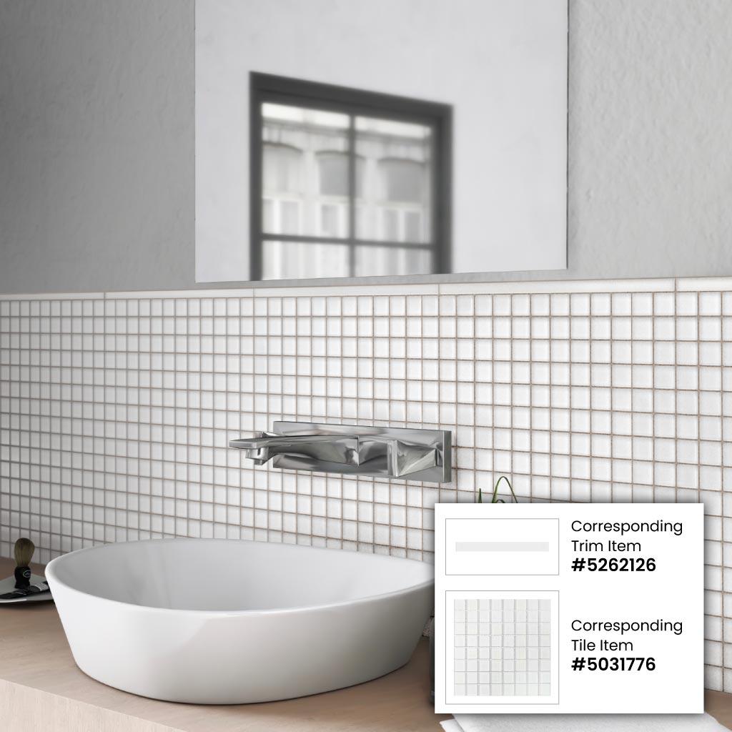 Apollo Tile 11.8" X 11.8" Matte Finished Glass Mosaic Tile