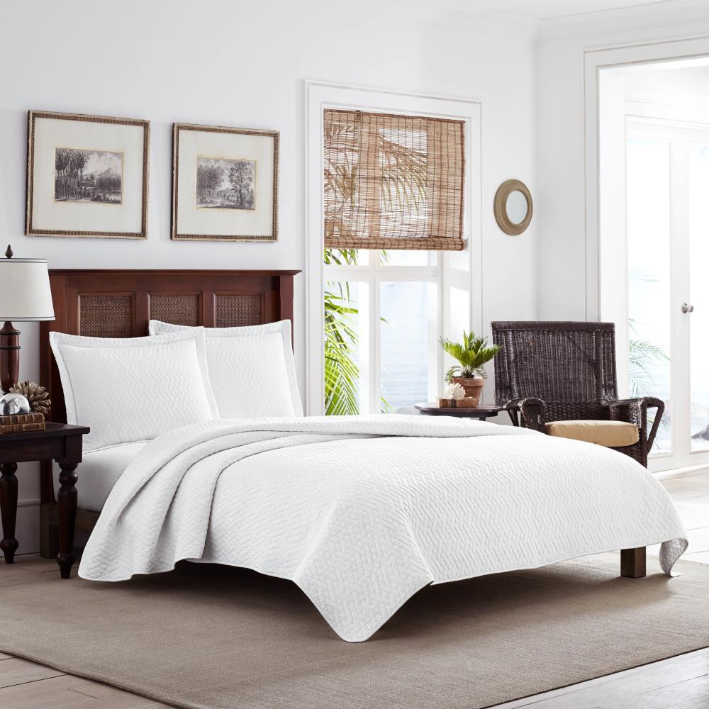 Tommy Bahama Home Tommy Bahama Raffia Solid Cotton Reversible Quilt Set