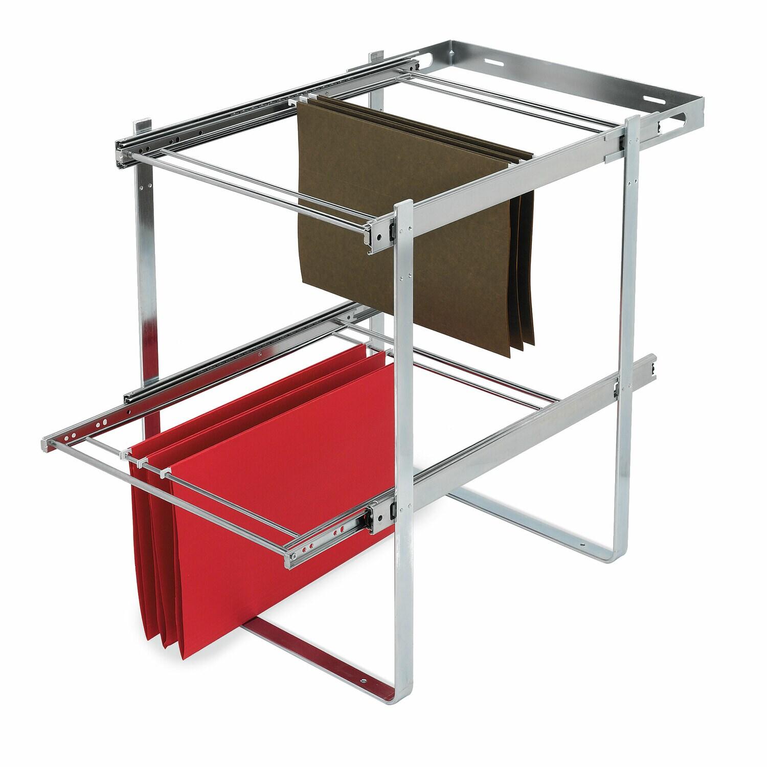 Rev-A-Shelf Tier Base Cabinet File Drawer Organizer System