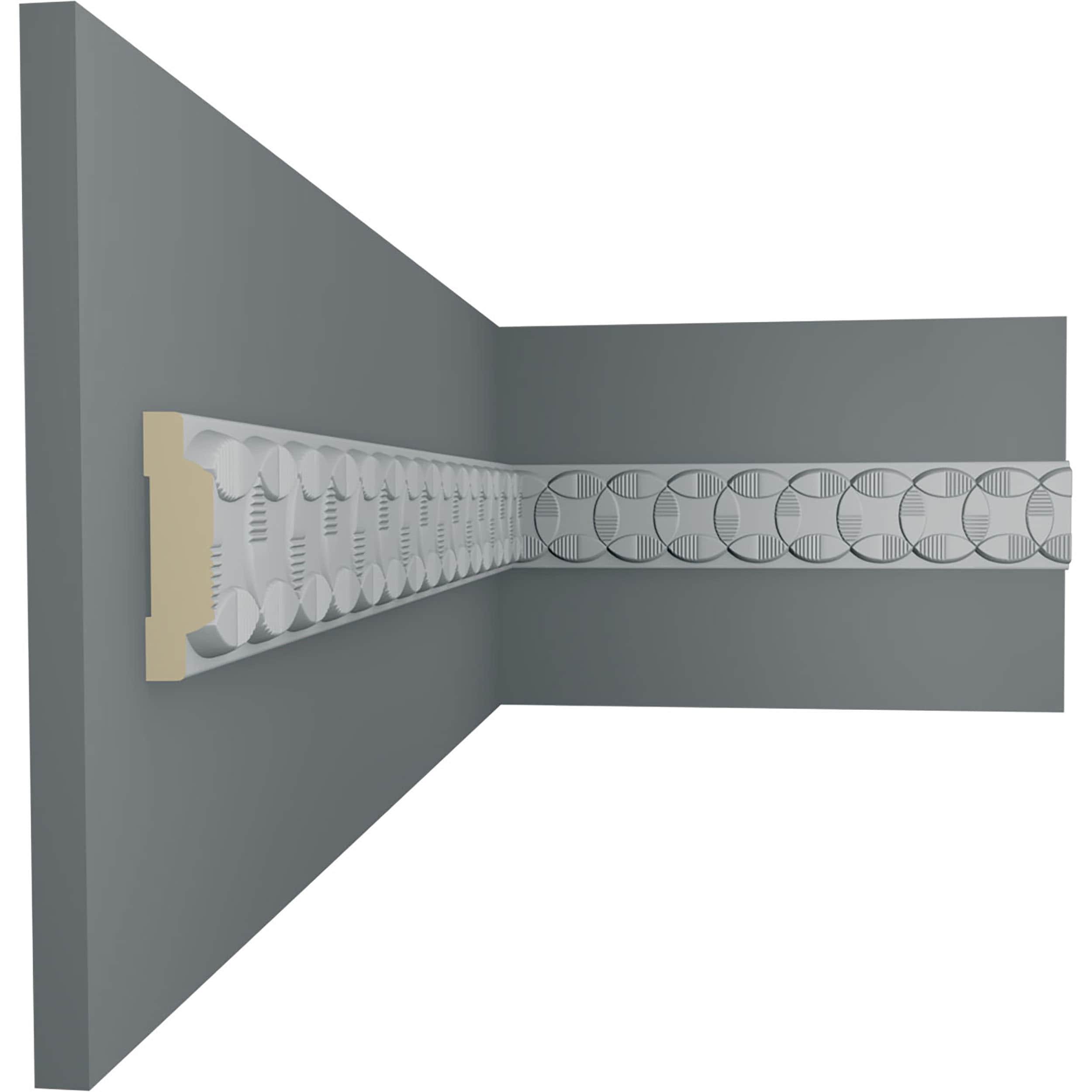 1 7/8"H x 1/2"P x 94 1/2"L, (1 1/8" Repeat), Cole Chair Rail (Set of 8)