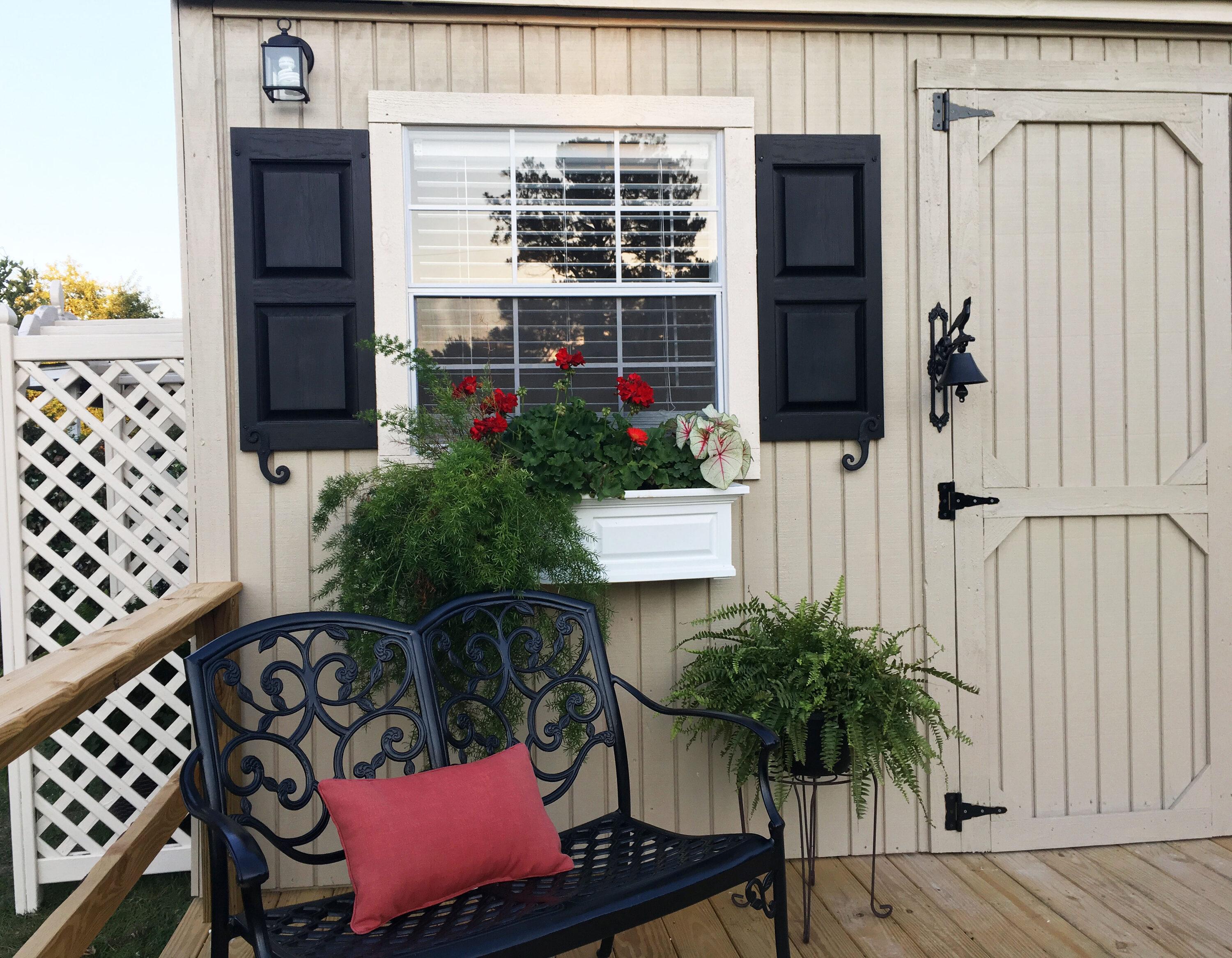 14 1/2"W x 37"H Lifetime Vinyl, TailorMade Two Equal Panels, Raised Panel Shutters, Clay