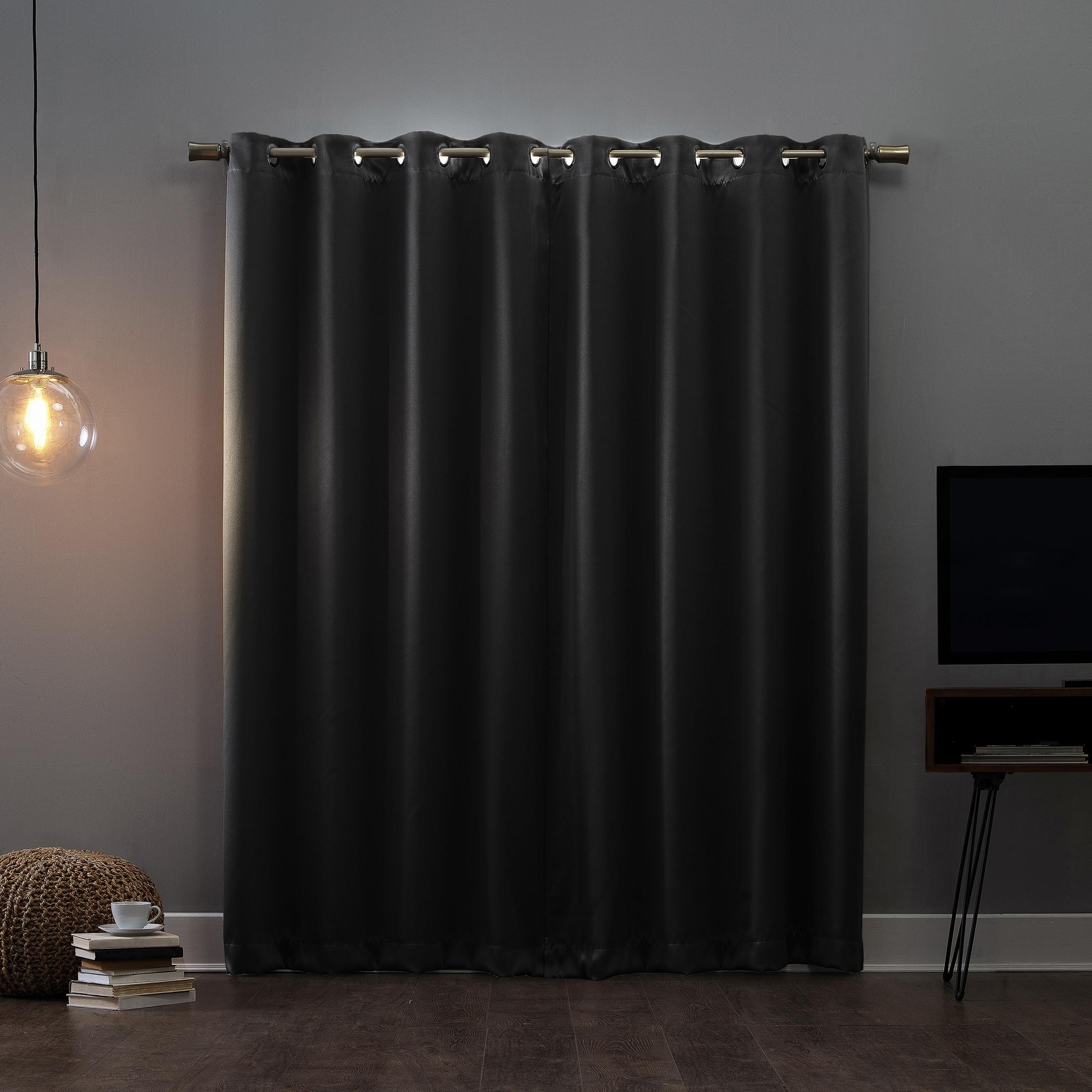 Oslo Theater Grade Extreme 100% Blackout Grommet Curtain Panel