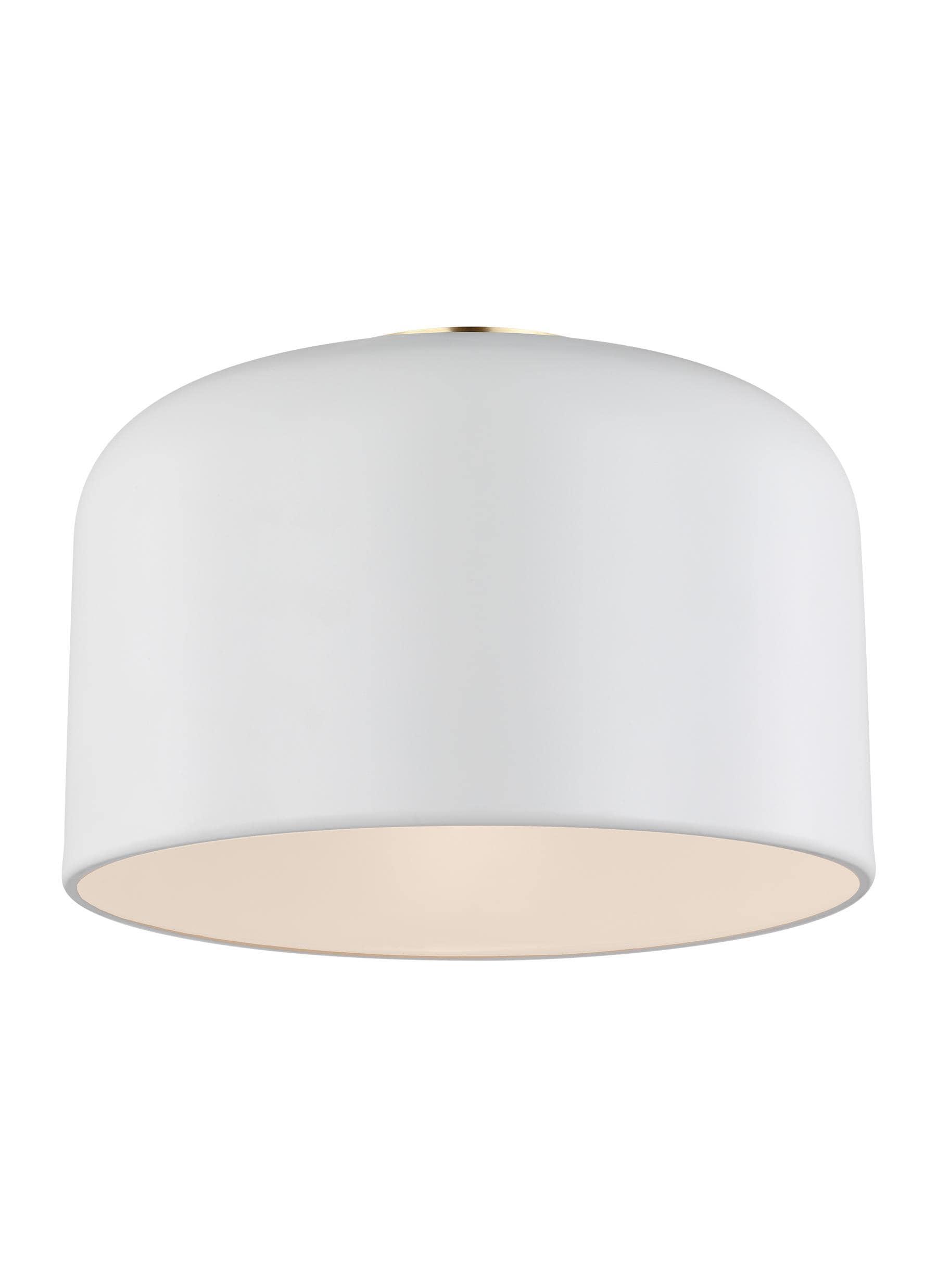 Malone Matte White LED Flush Mount Ceiling Light