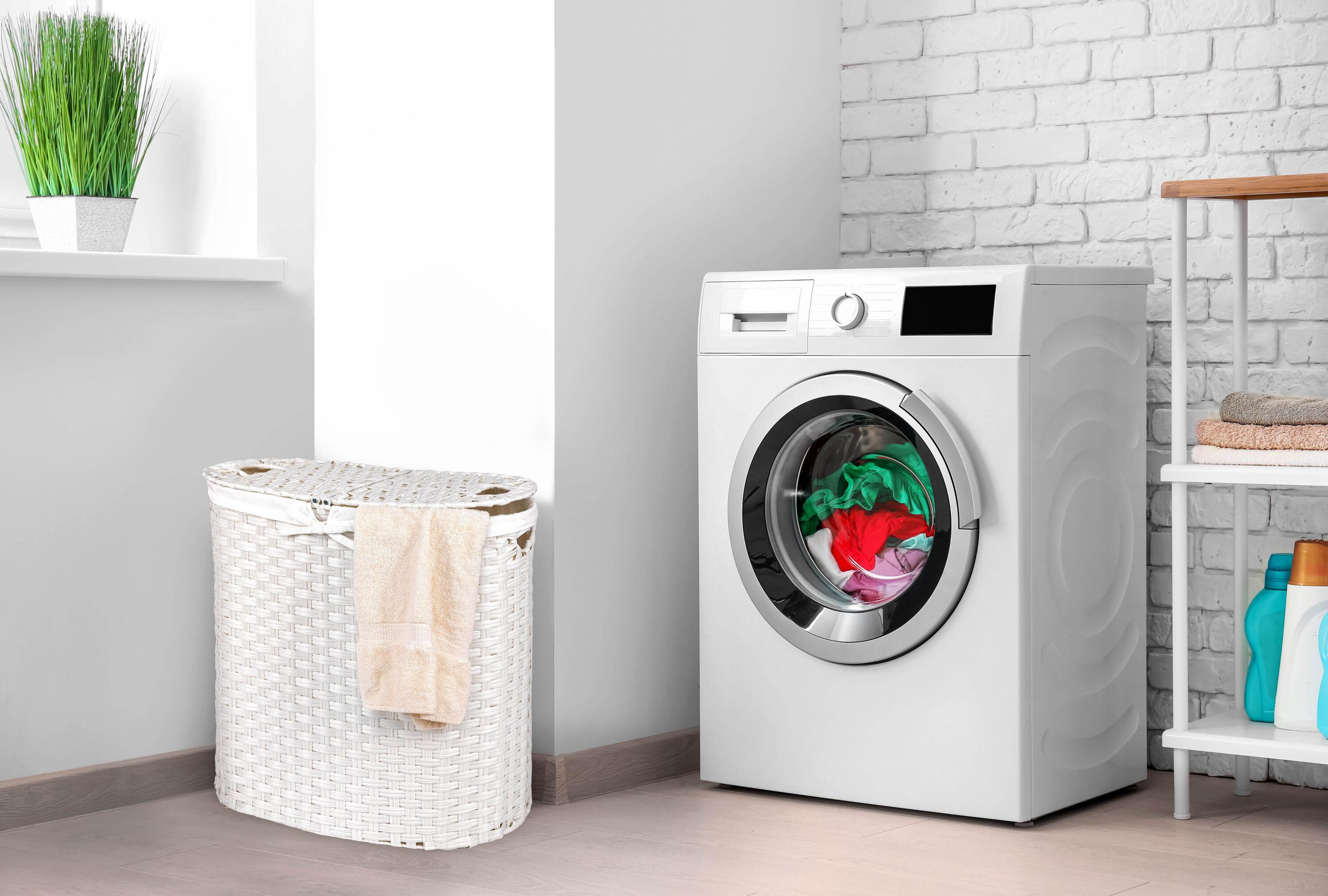 Handwoven Double Lidded Oval Hamper Sorter