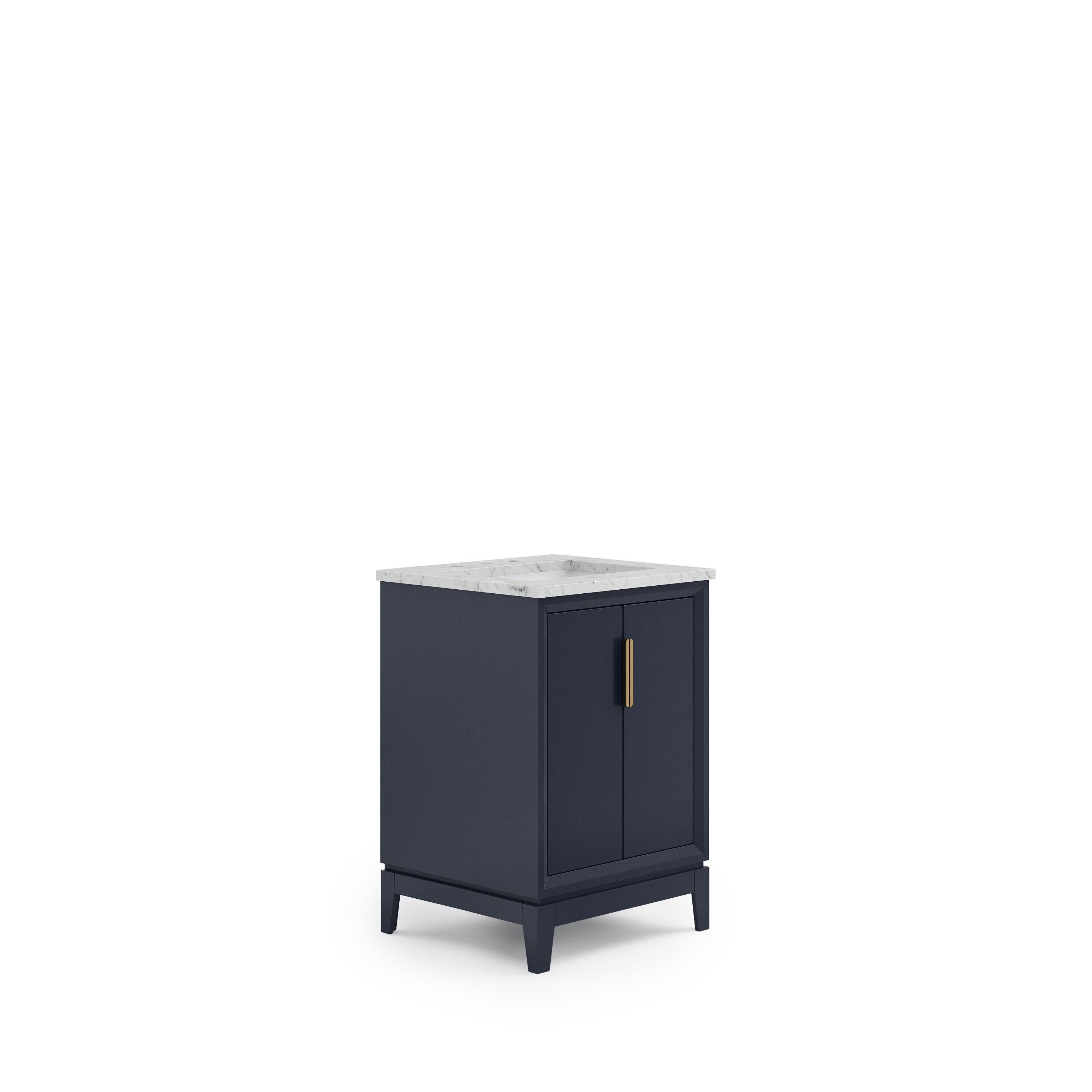 Elizabeth 24'' Monarch Blue Vanity with Marble Top