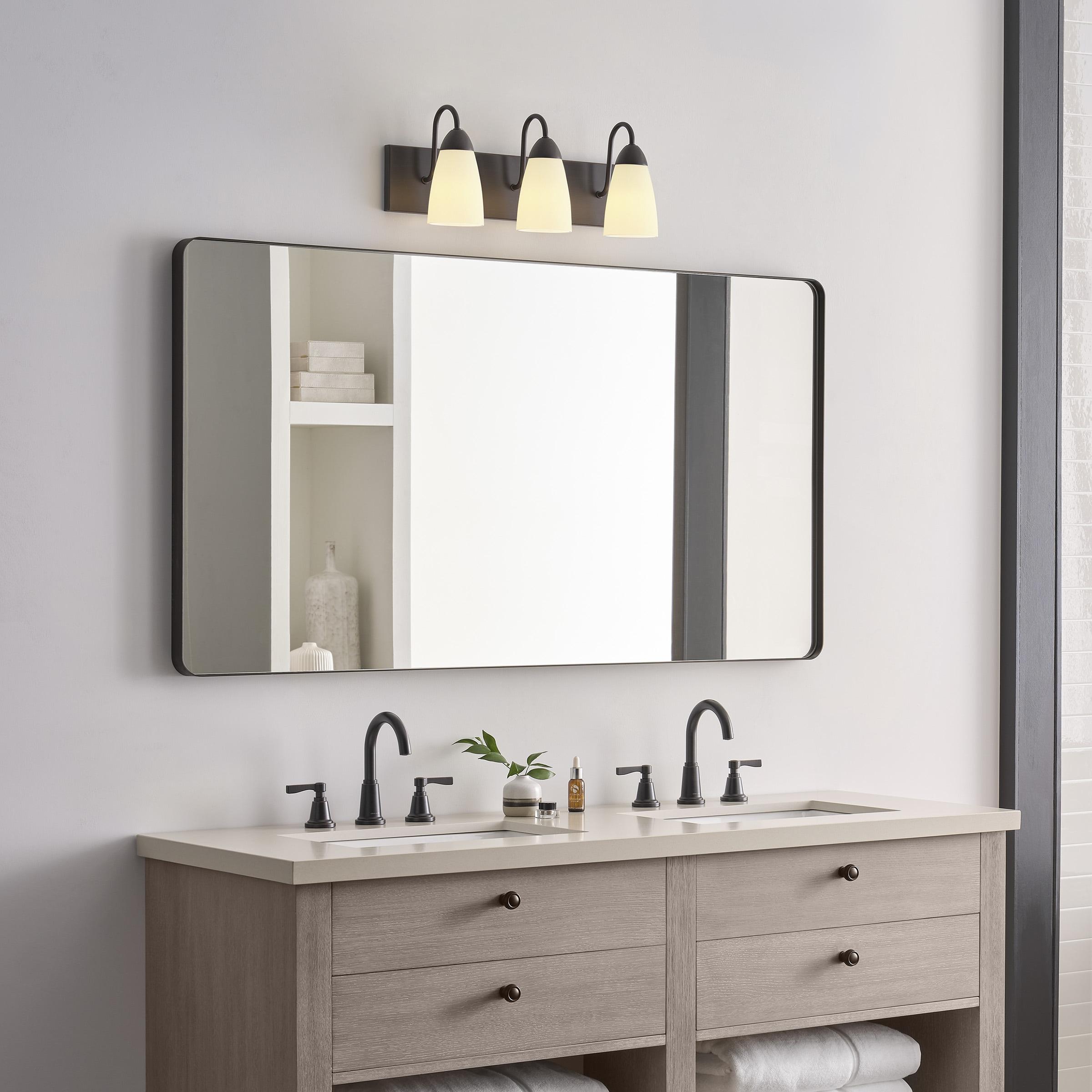 Generation Lighting 4420203-710 Seville Three - Light Wall/Bath Vanity Style Fixture, Bronze