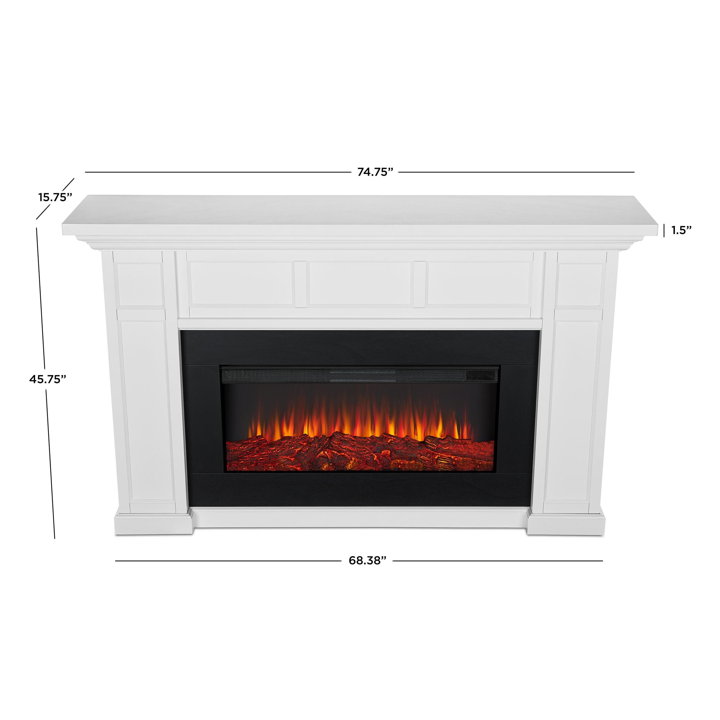 Alcott 75" Landscape Electric Fireplace by Real Flame