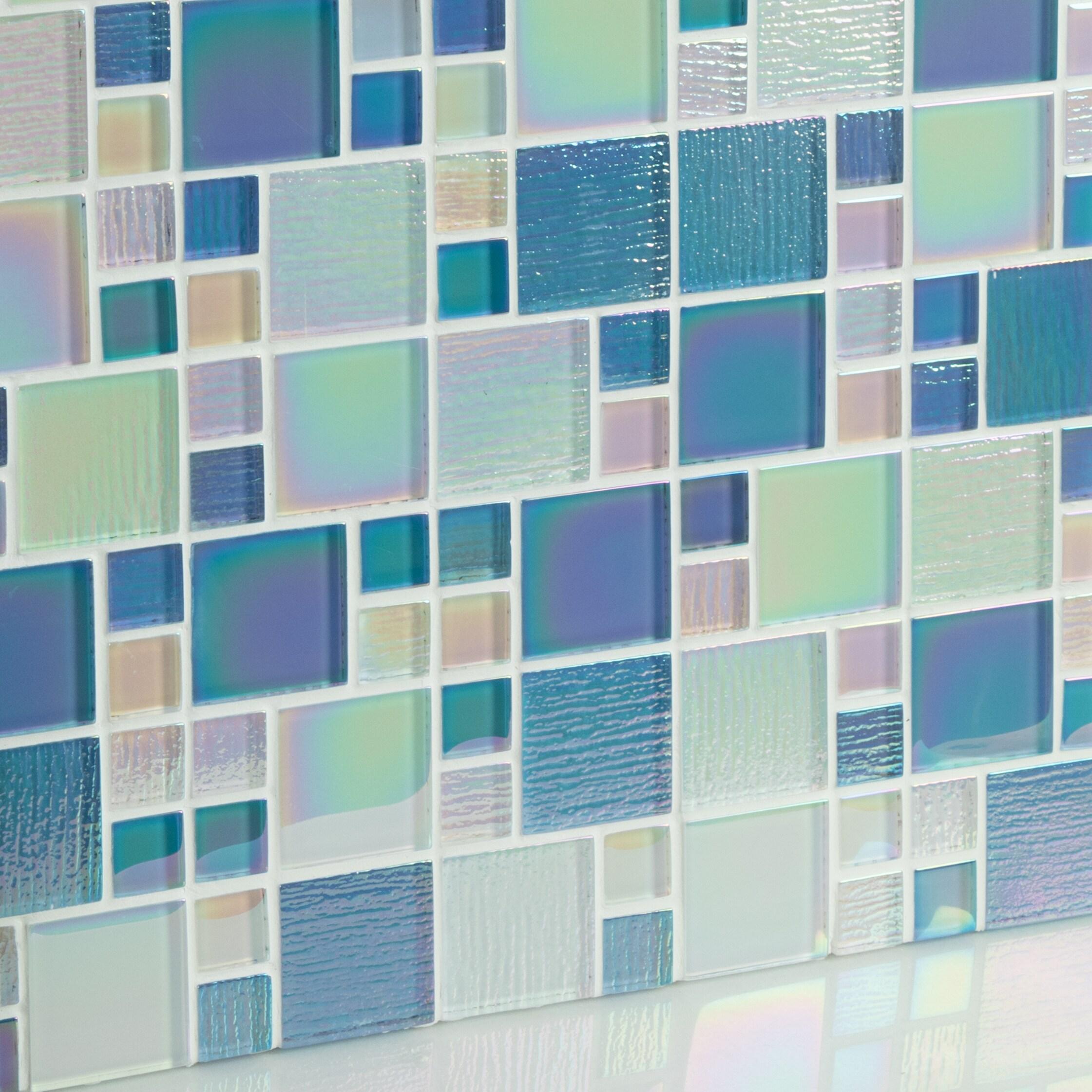 Reflections Artista Glass Versailles Mosaic Sheet Tile