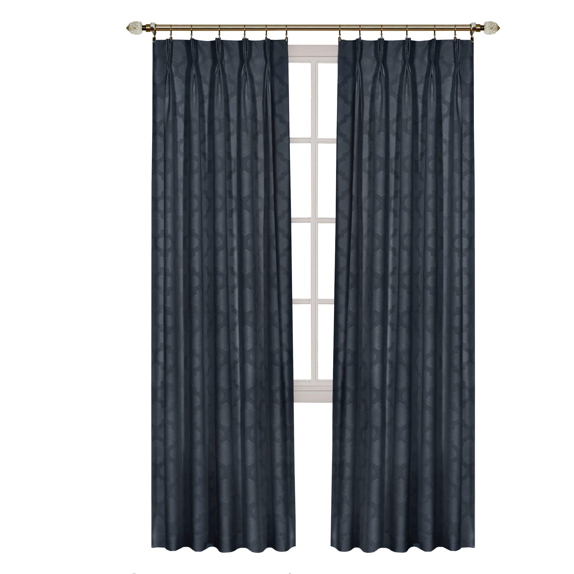 Achim Windsor Pinch Pleat Window Curtain Panel