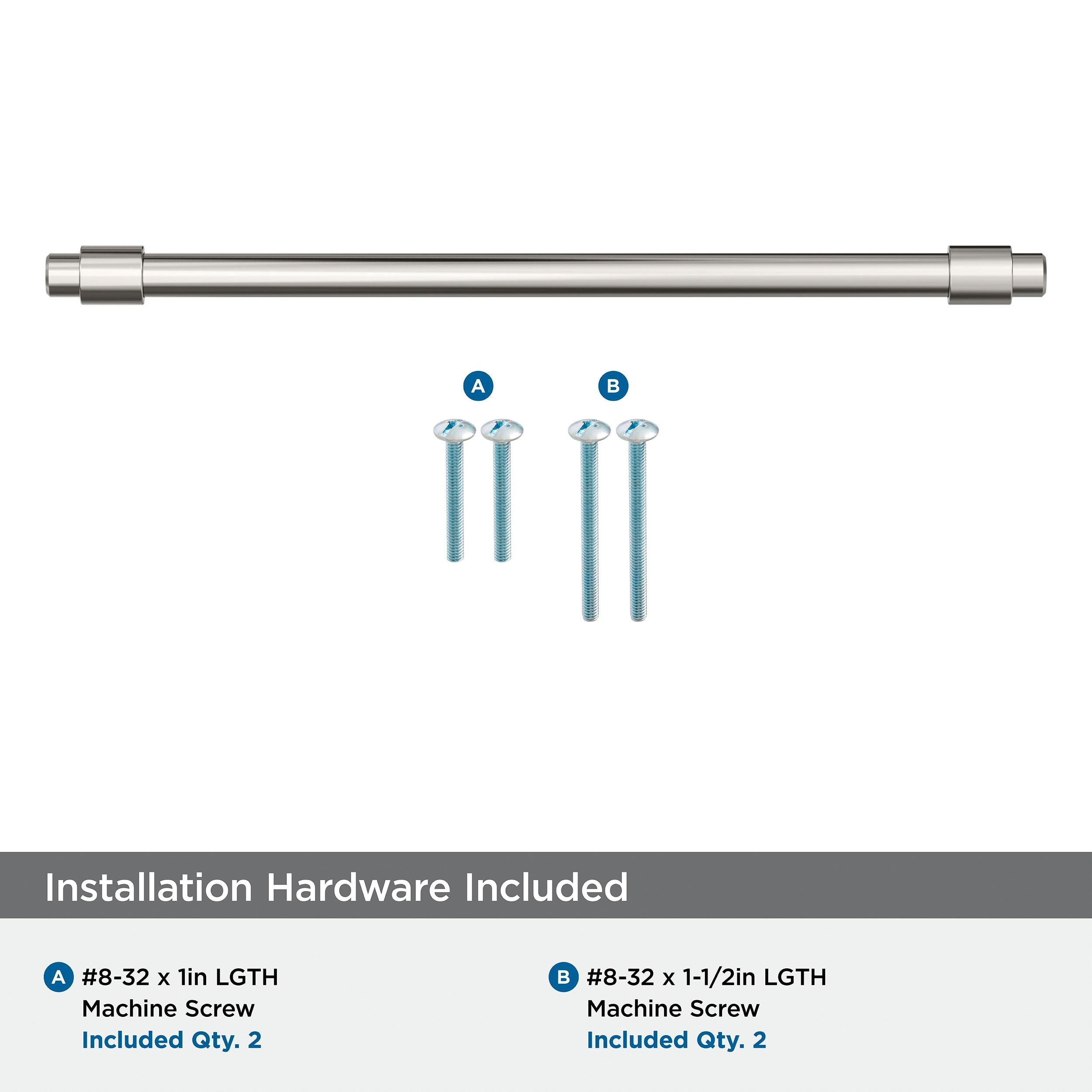 Amerock Destine 7-9/16 inch (192mm) Center-to-Center Polished Nickel Cabinet Pull