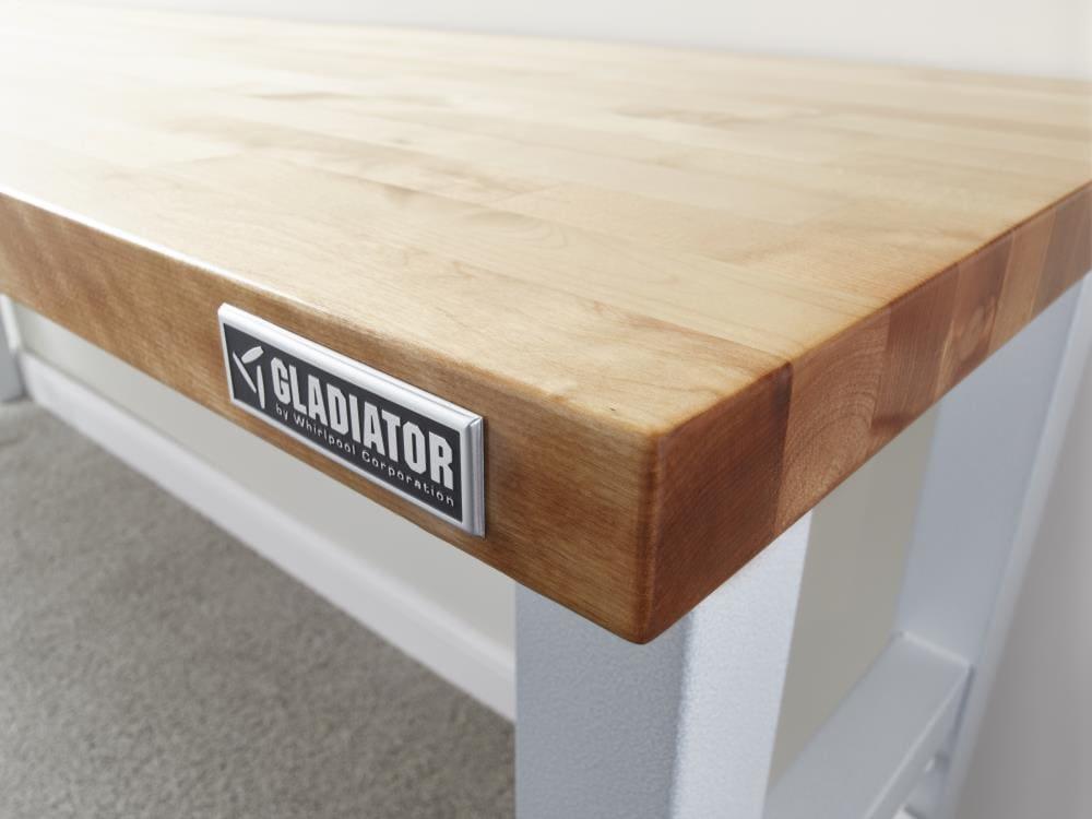 Adjustable Height Hardwood Workbench