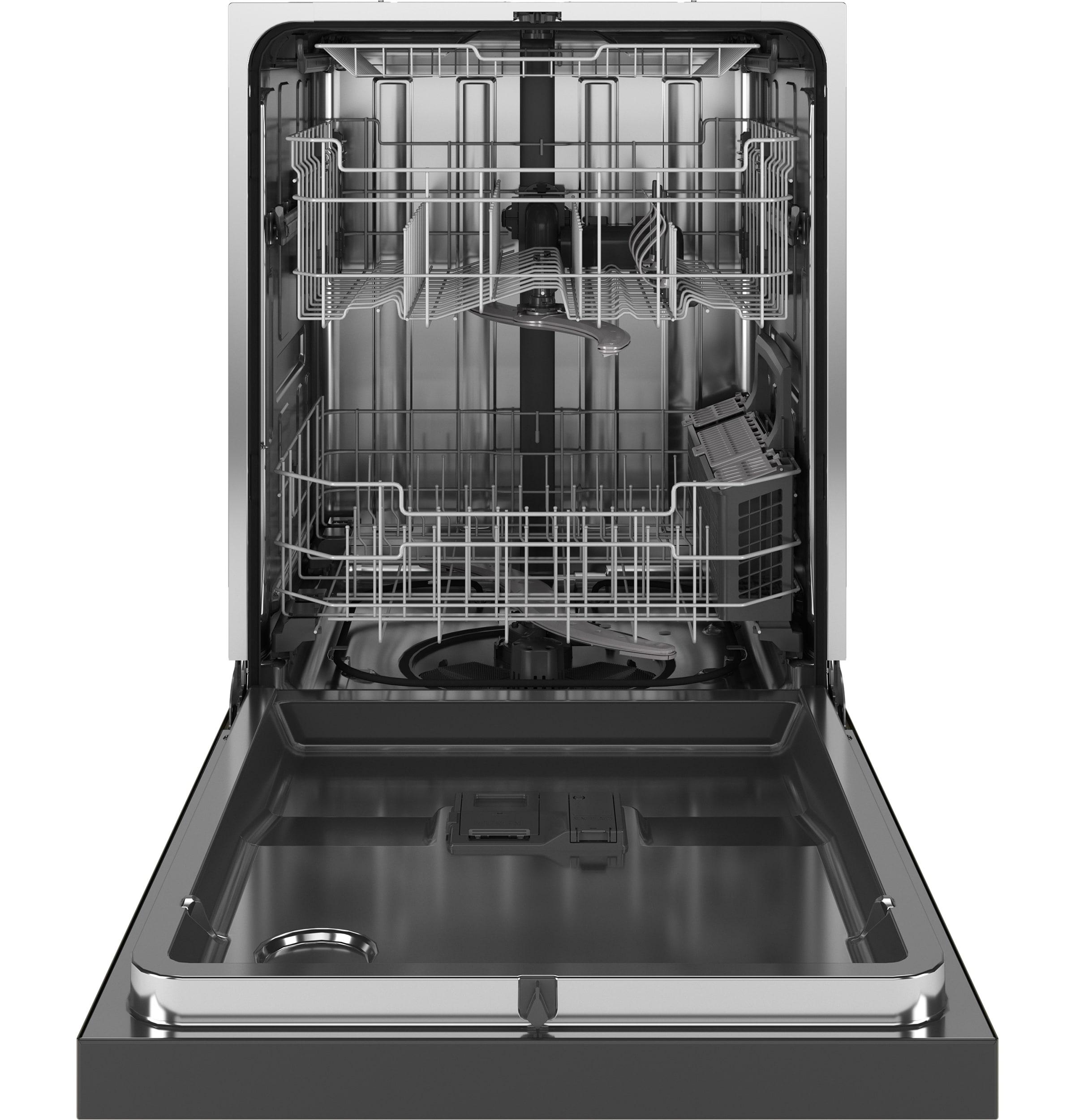 GE Appliances 24" 47 Decibel ENERGY STAR Certified Built-in Front Control Dishwasher with Adjustable Rack and Tall Tub