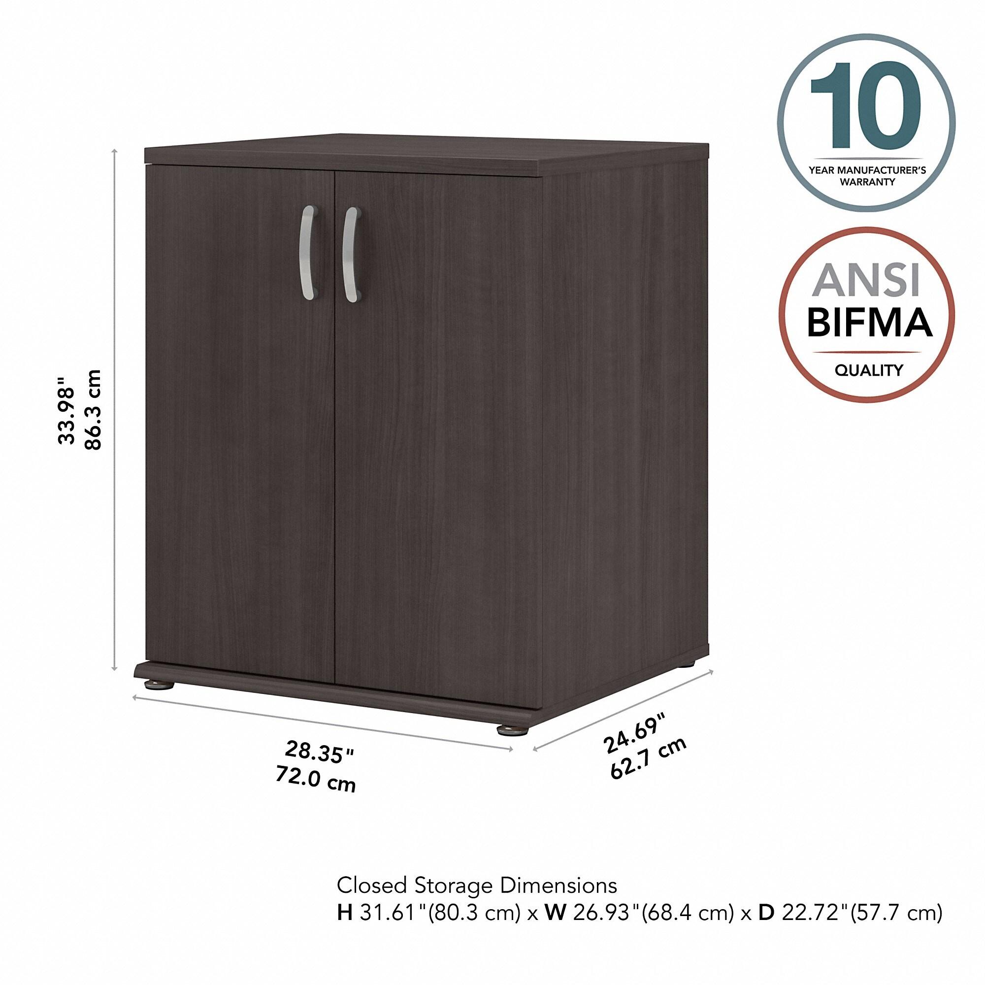 Universal Storage 28.35'' Wide 2 - Shelf Storage Cabinet