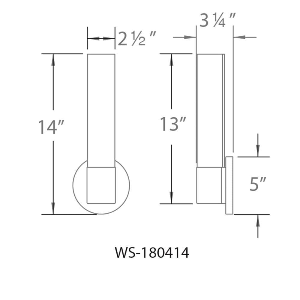 LED Armed Sconce