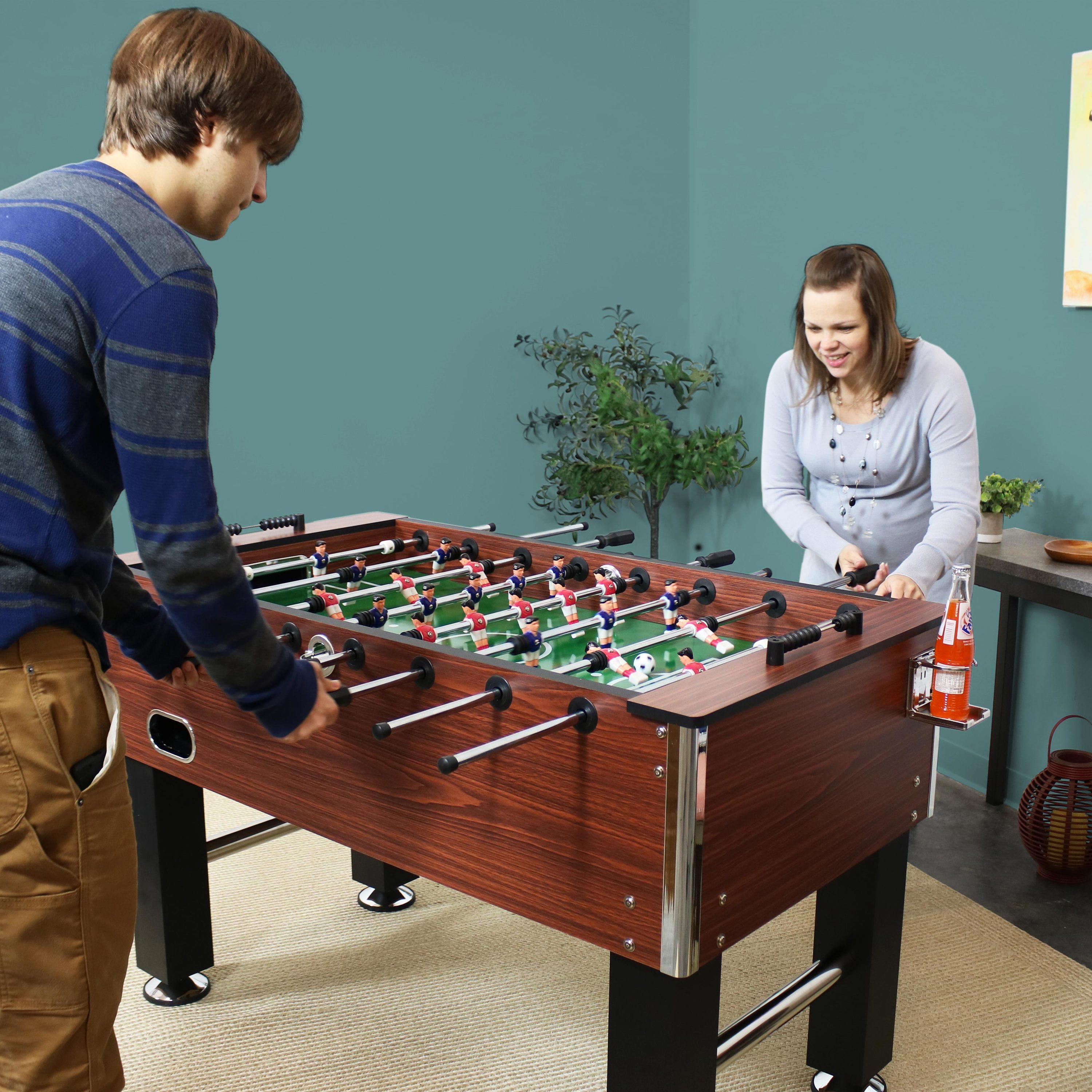 Arlmont & Co. Christopher Arlmont & Co. 55.25'' L Foosball Table with Telescopic Rods