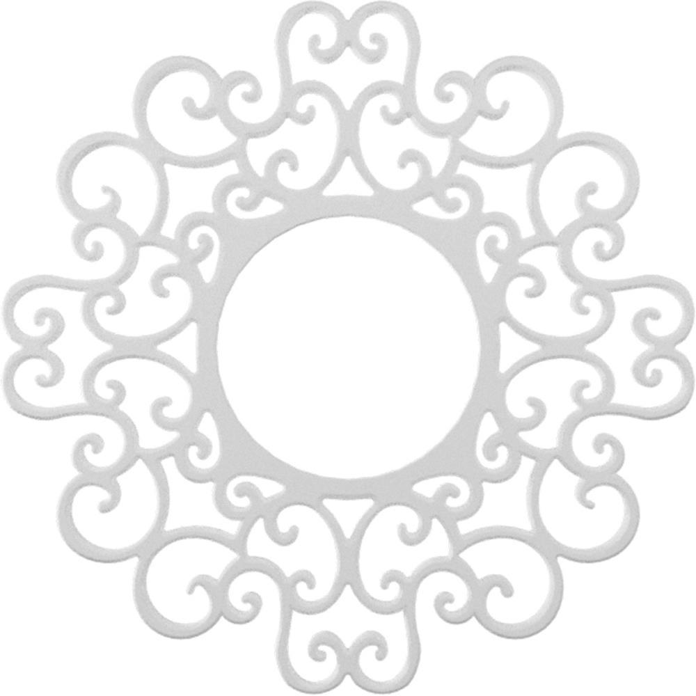 34"OD x 13"ID x 1"P Reims Architectural Grade PVC Pierced Ceiling Medallion