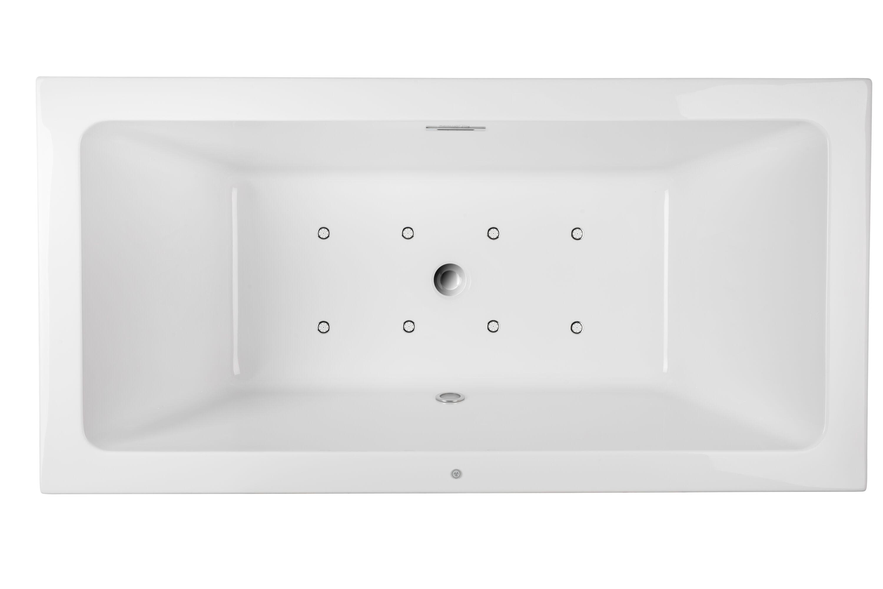Orion 59'' x 30'' Freestanding Soaking Acrylic Bathtub