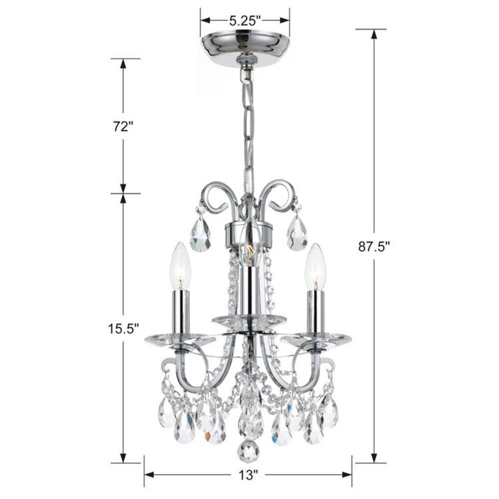 Crystorama Othello 6823 Mini Chandelier