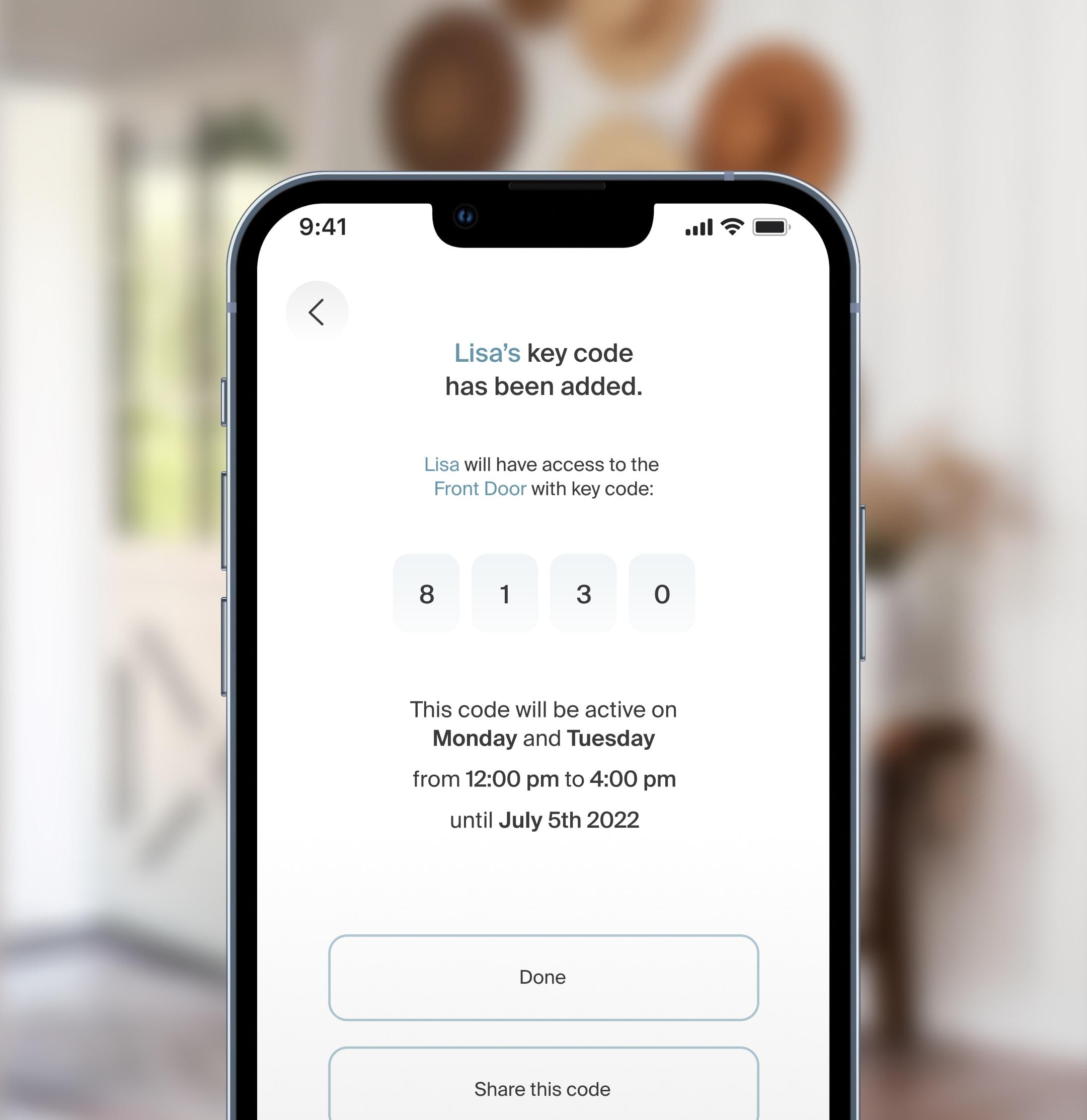 Level Level Keypad, Smart Keypad Accessory for Level Locks